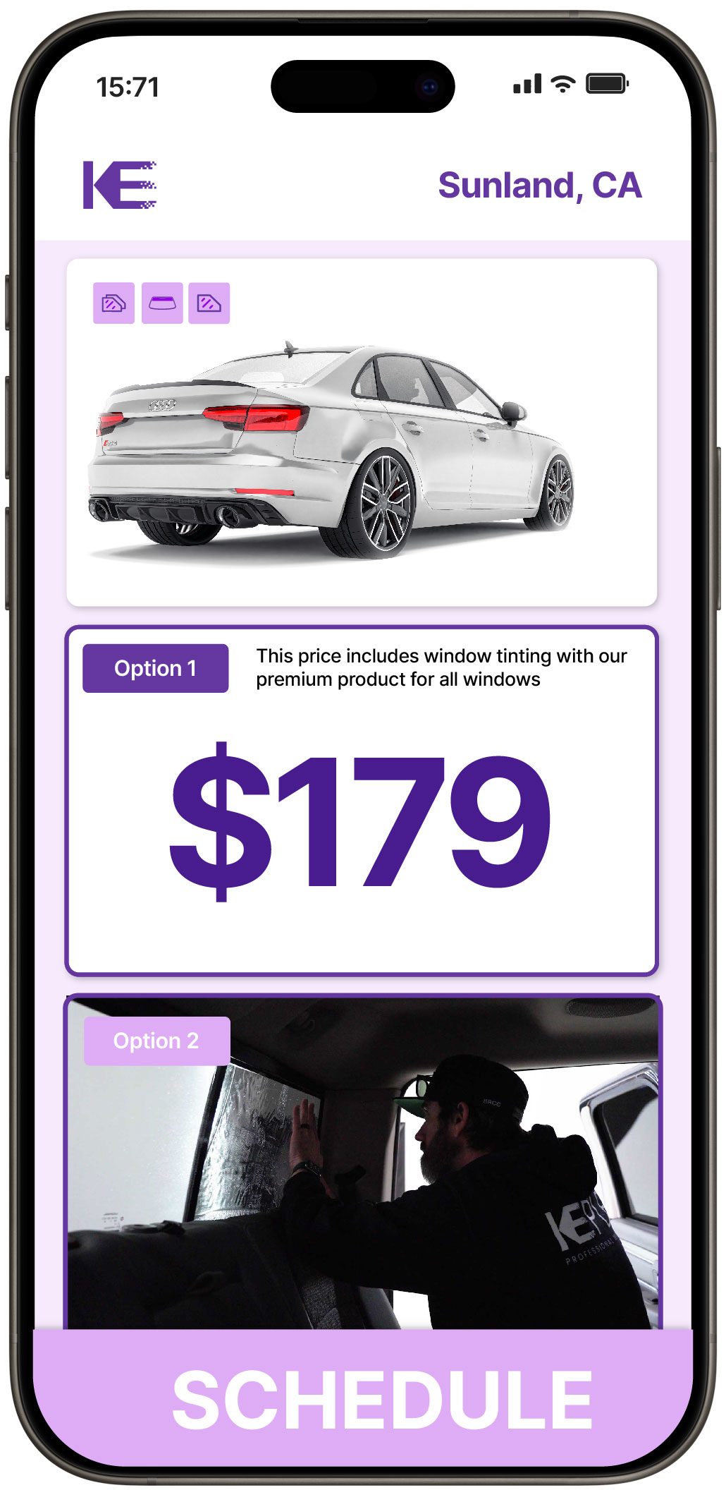 View Reasonable Car Window Tinting Prices in Sunland, California