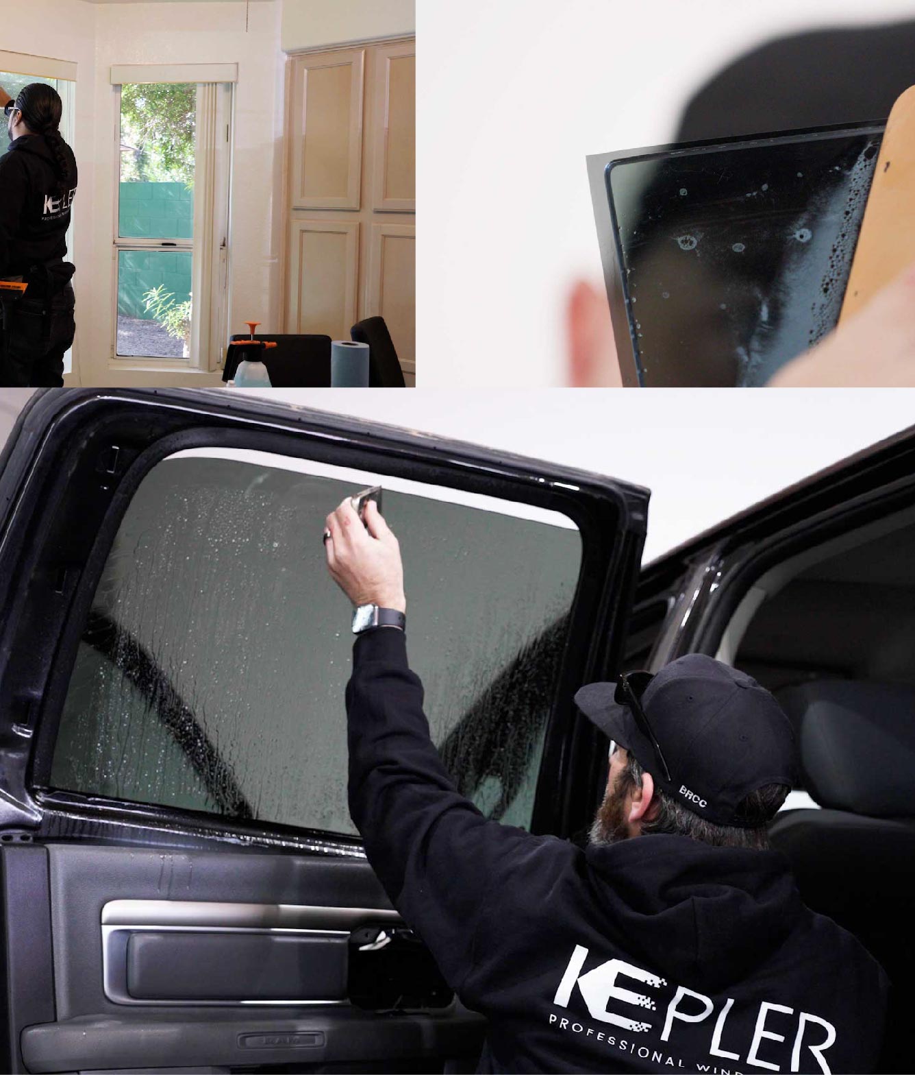 Kepler Window Tinting Specialists at Work in Council Bluffs, Iowa