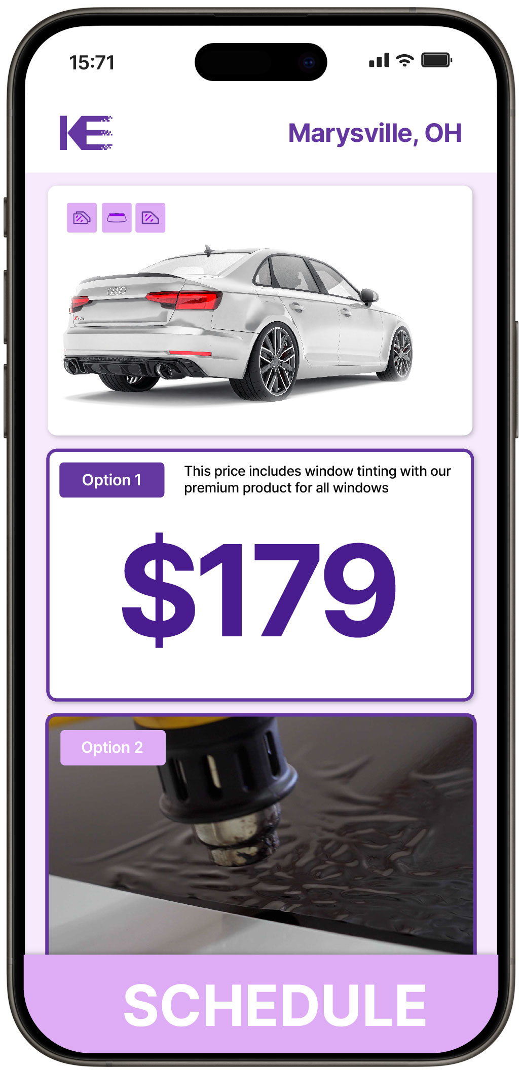 View Reasonable Car Window Tinting Prices in Marysville, Ohio