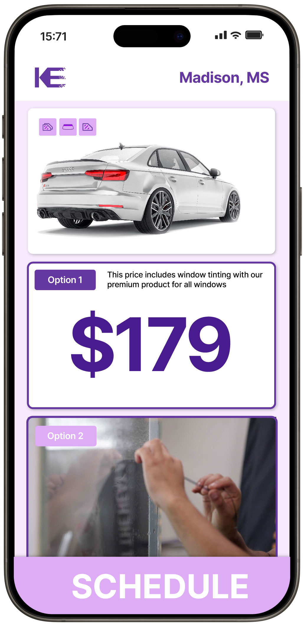 View Affordable Car Window Tinting Rates in Madison, Mississippi