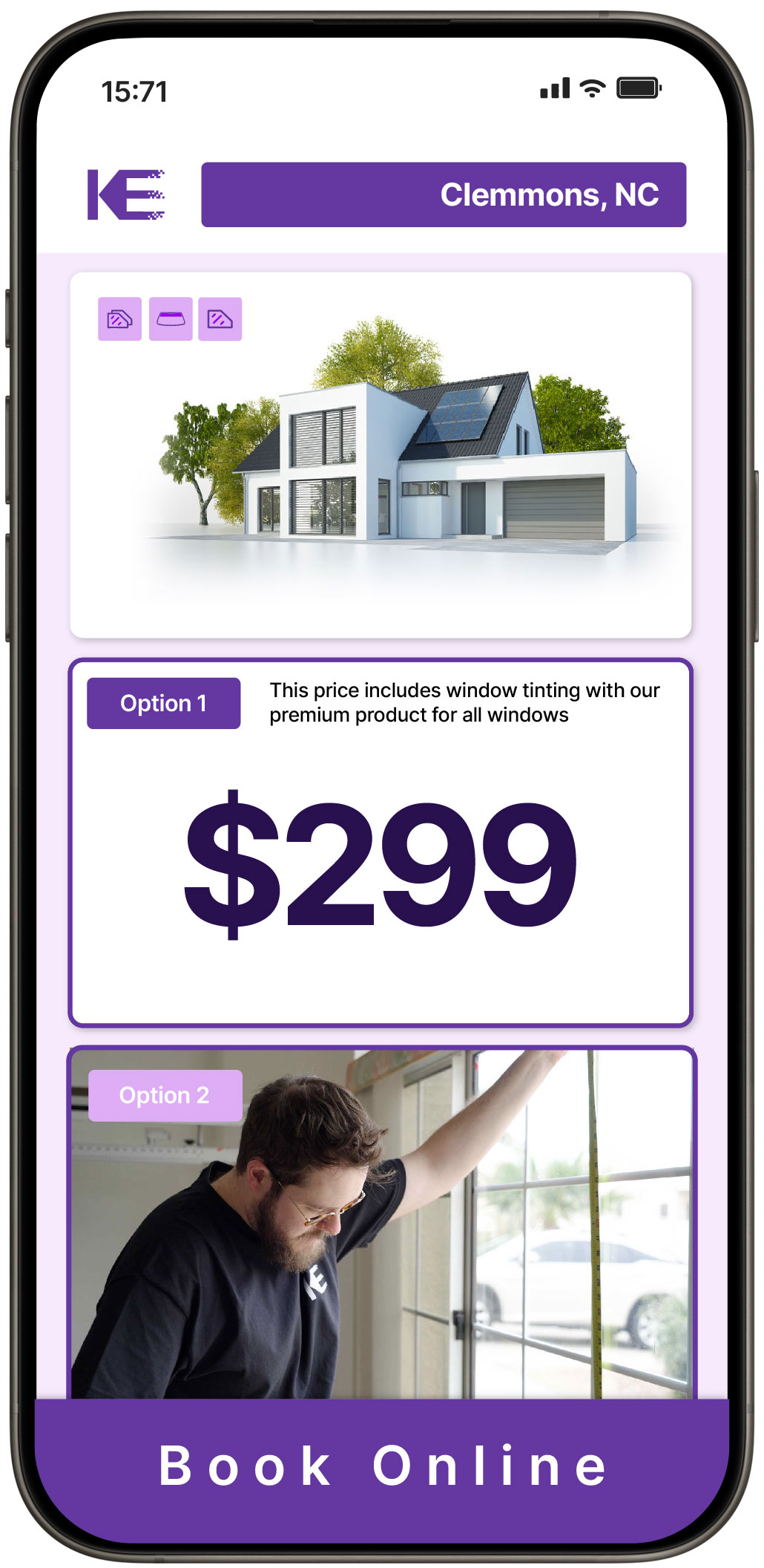 View Competitive Home Window Tinting Costs in Clemmons, North Carolina