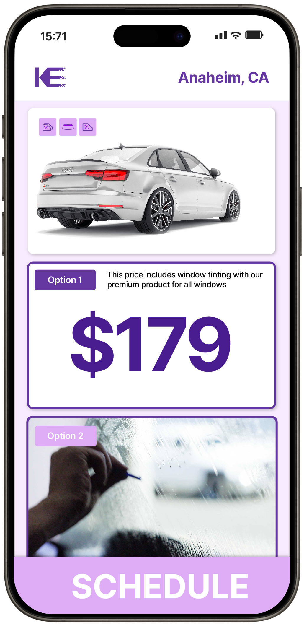 View Competitive Car Window Tinting Prices in Anaheim, California