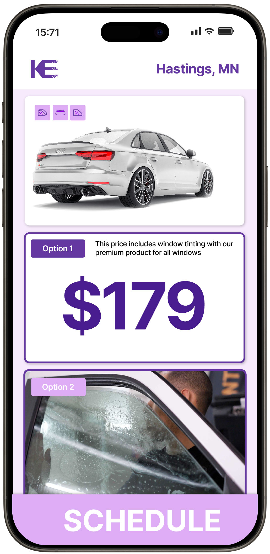 View Affordable Car Window Tinting Rates in Hastings, Minnesota