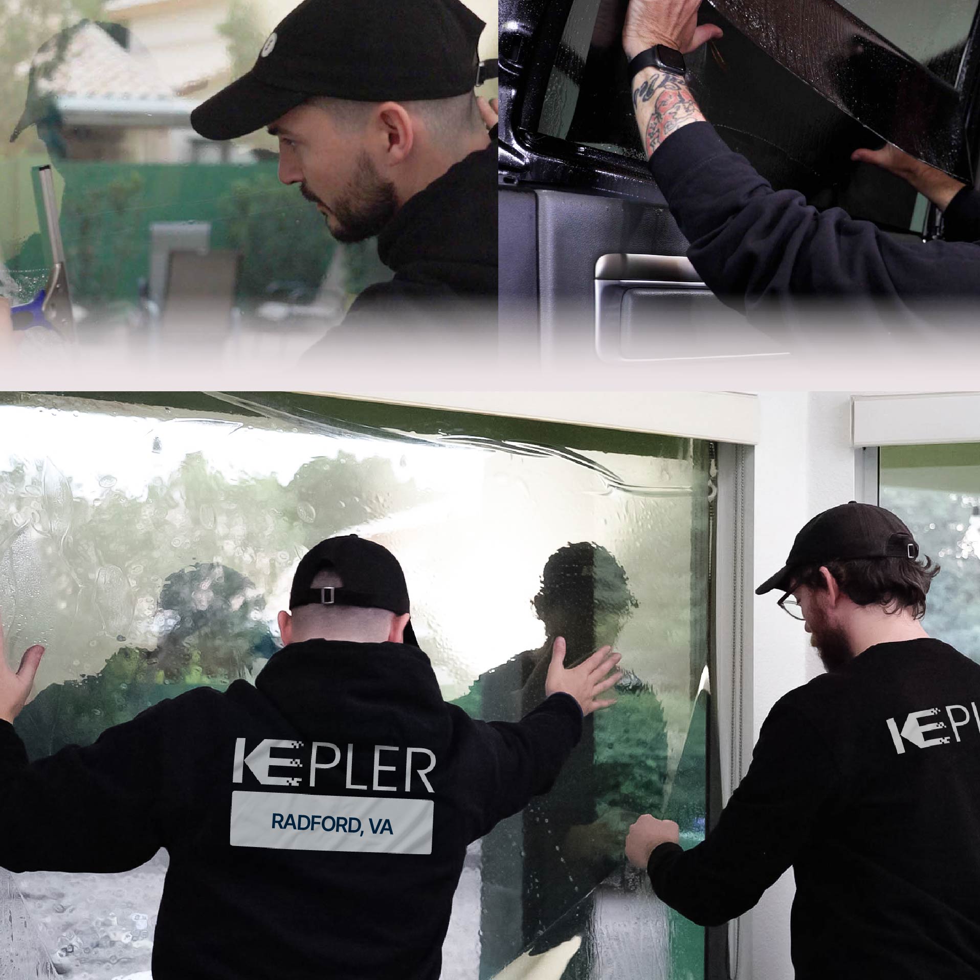 Kepler Specialist Performing Commercial Window Tinting in Radford Radford