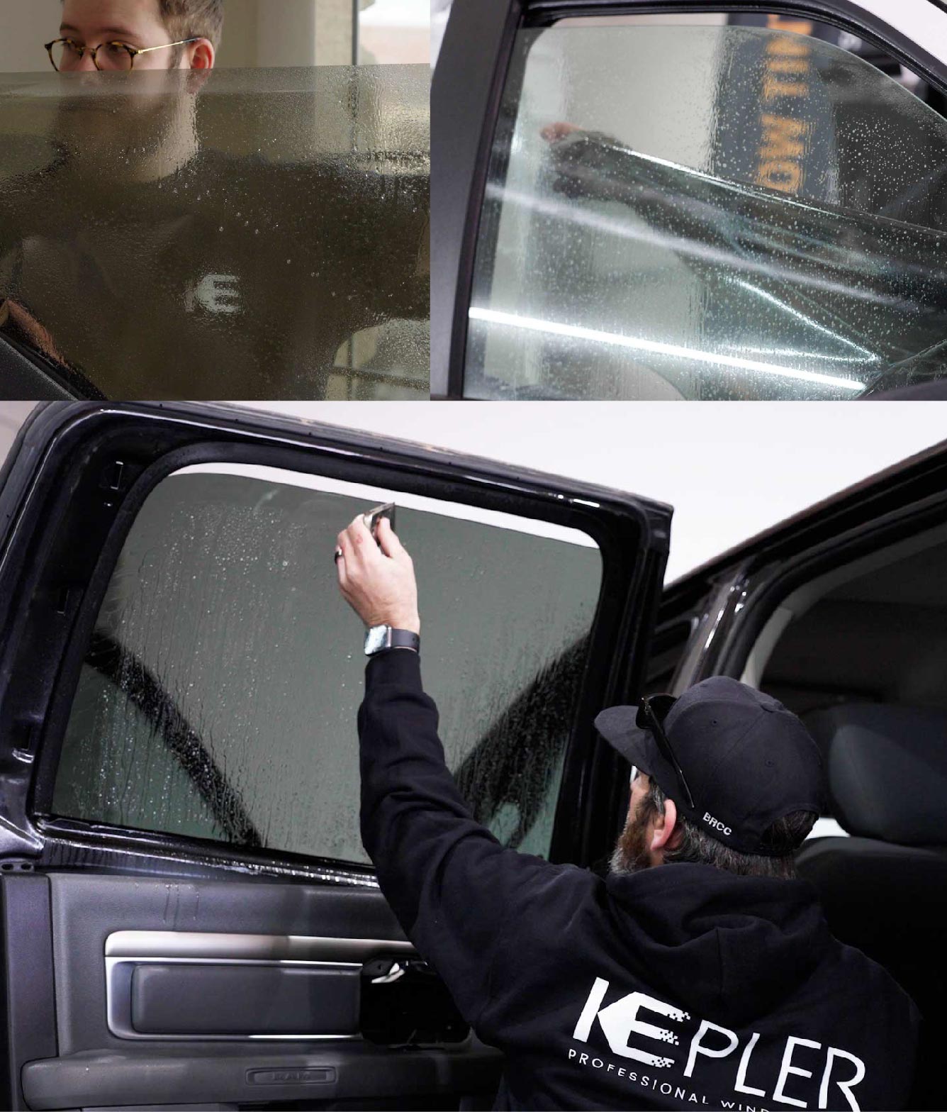 Kepler Window Tinting Specialists at Work in West Lafayette, Indiana