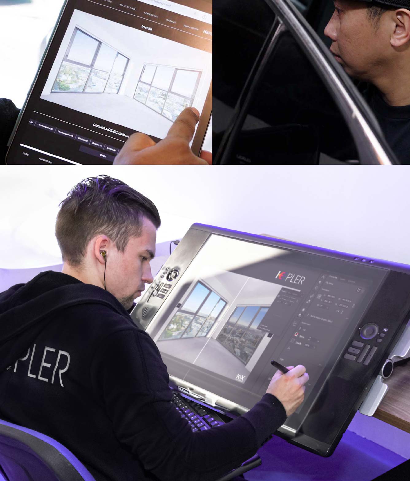 Kepler Specialist Performing Commercial Window Tinting in Okemos Okemos