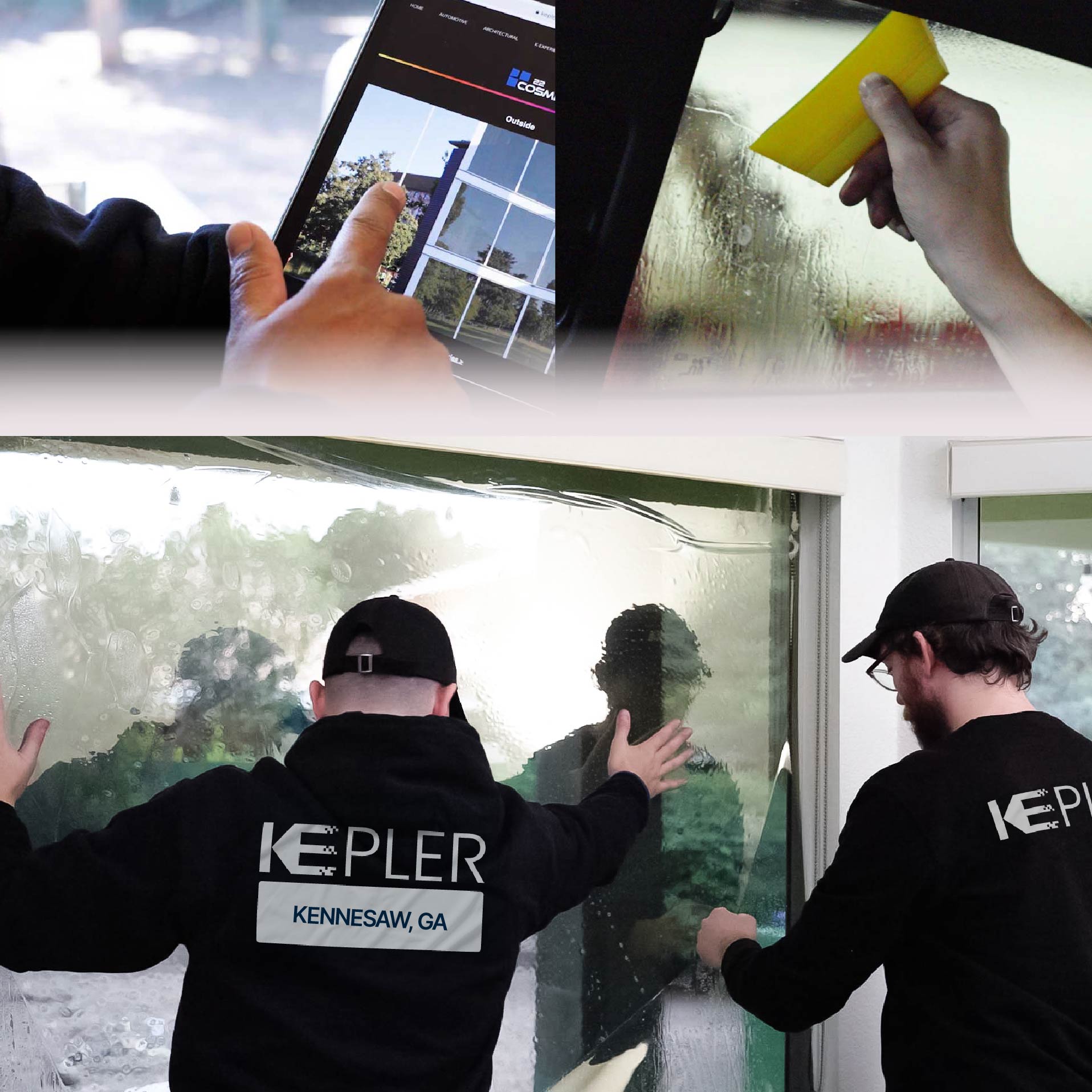 Kepler Specialist Performing Commercial Window Tinting in Kennesaw Kennesaw
