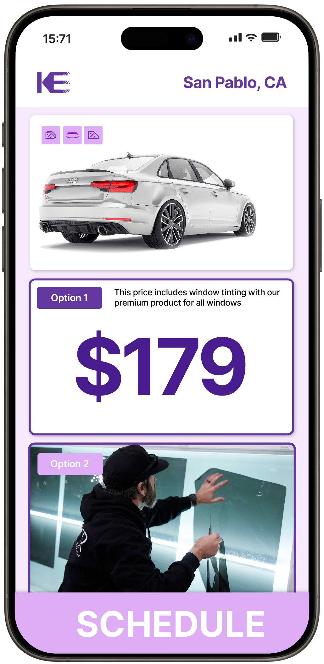 View Reasonable Car Window Tinting Rates in San Pablo, California
