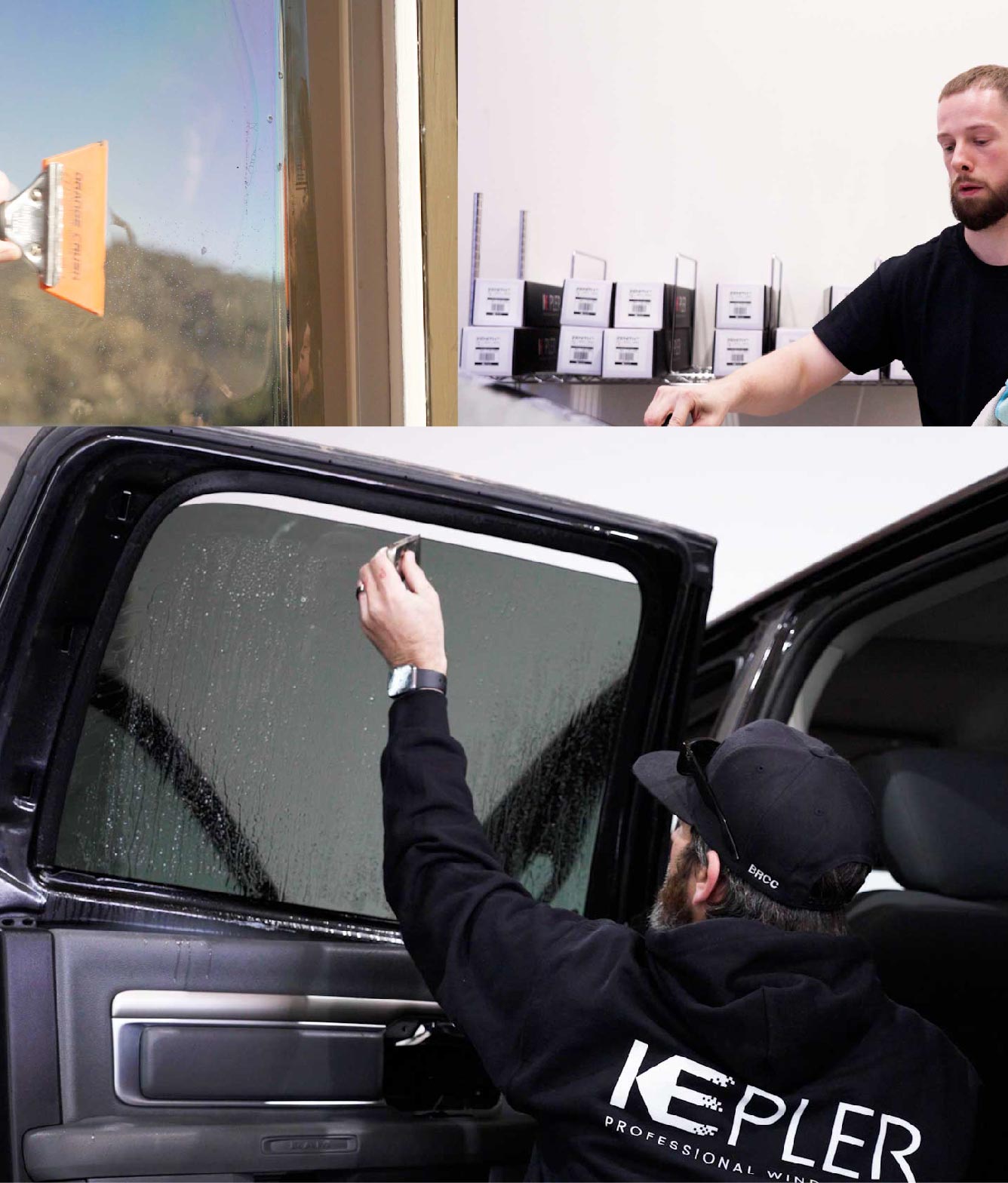 Kepler Window Tinting Specialists at Work in Hampton, Virginia
