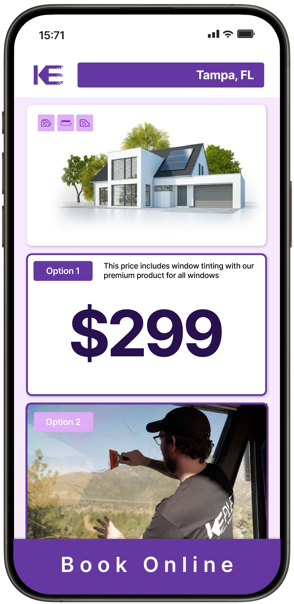 View Affordable Home Window Tinting Rates in Tampa, Florida