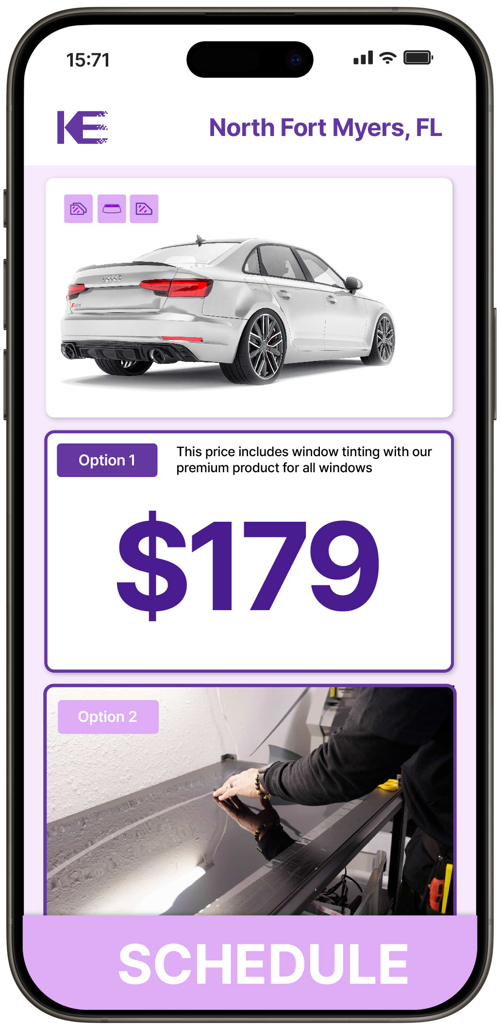 View Affordable Car Window Tinting Rates in North Fort Myers, Florida