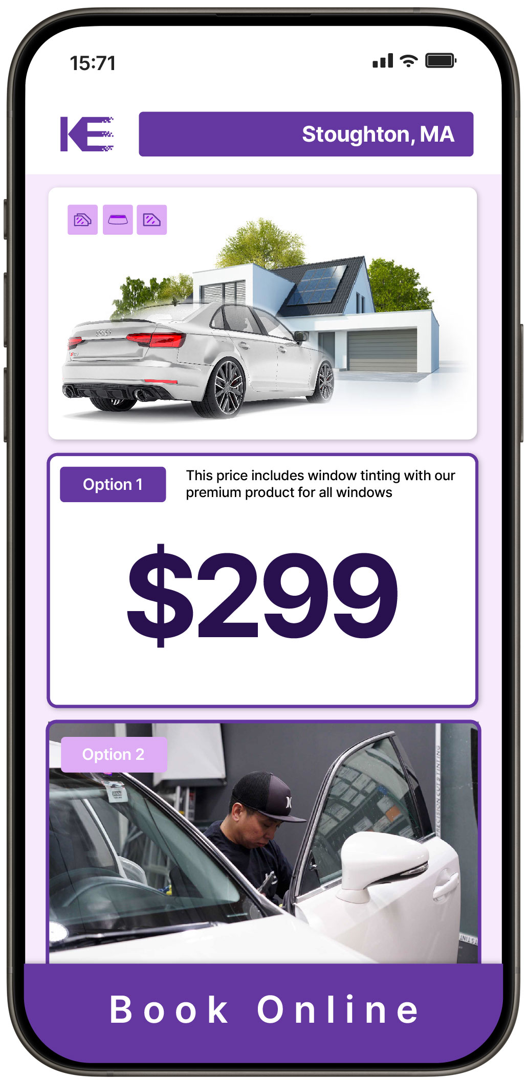 View Competitive Window Tinting Prices in Stoughton, Massachusetts