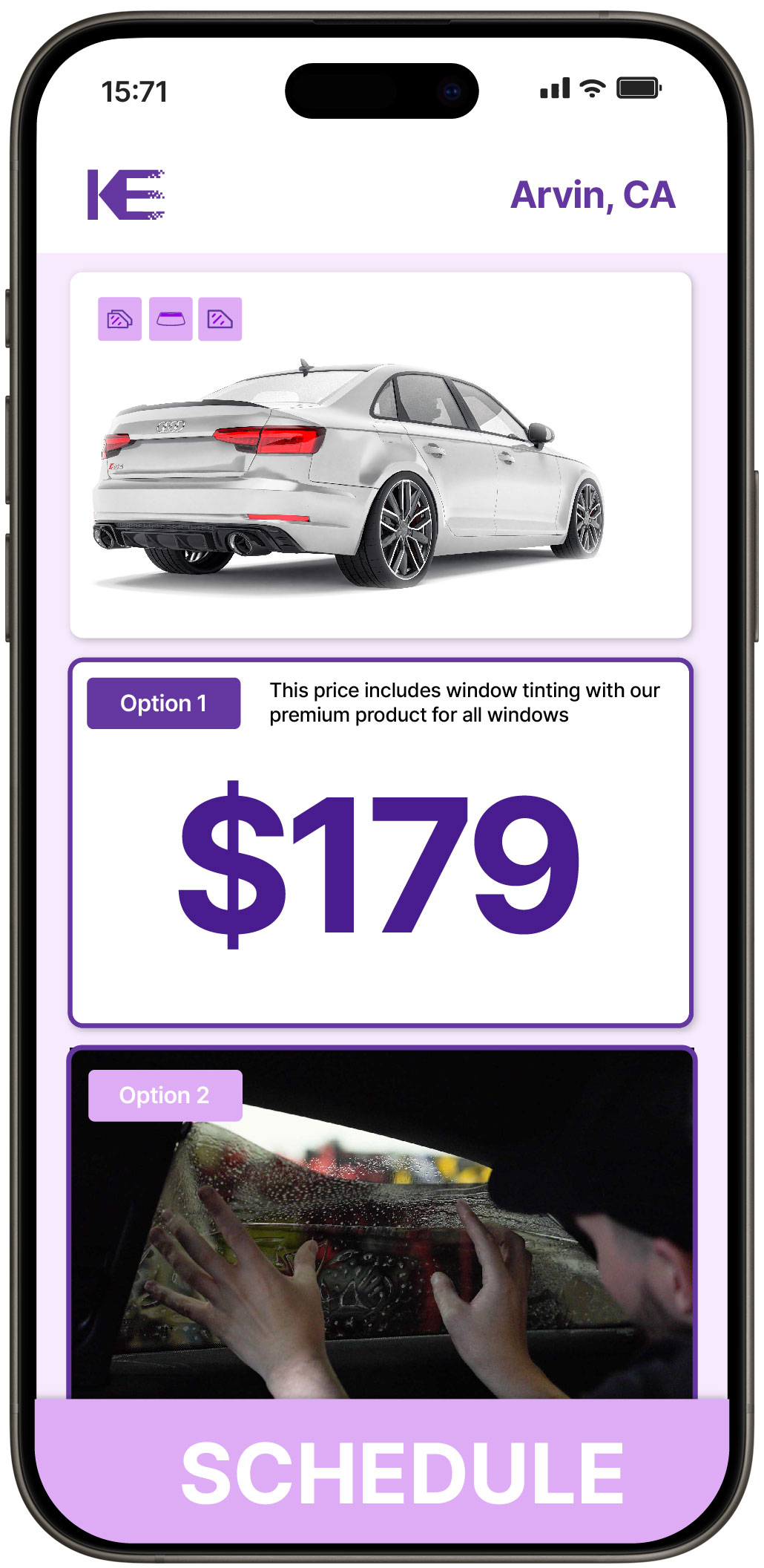 View Affordable Car Window Tinting Rates in Arvin, California