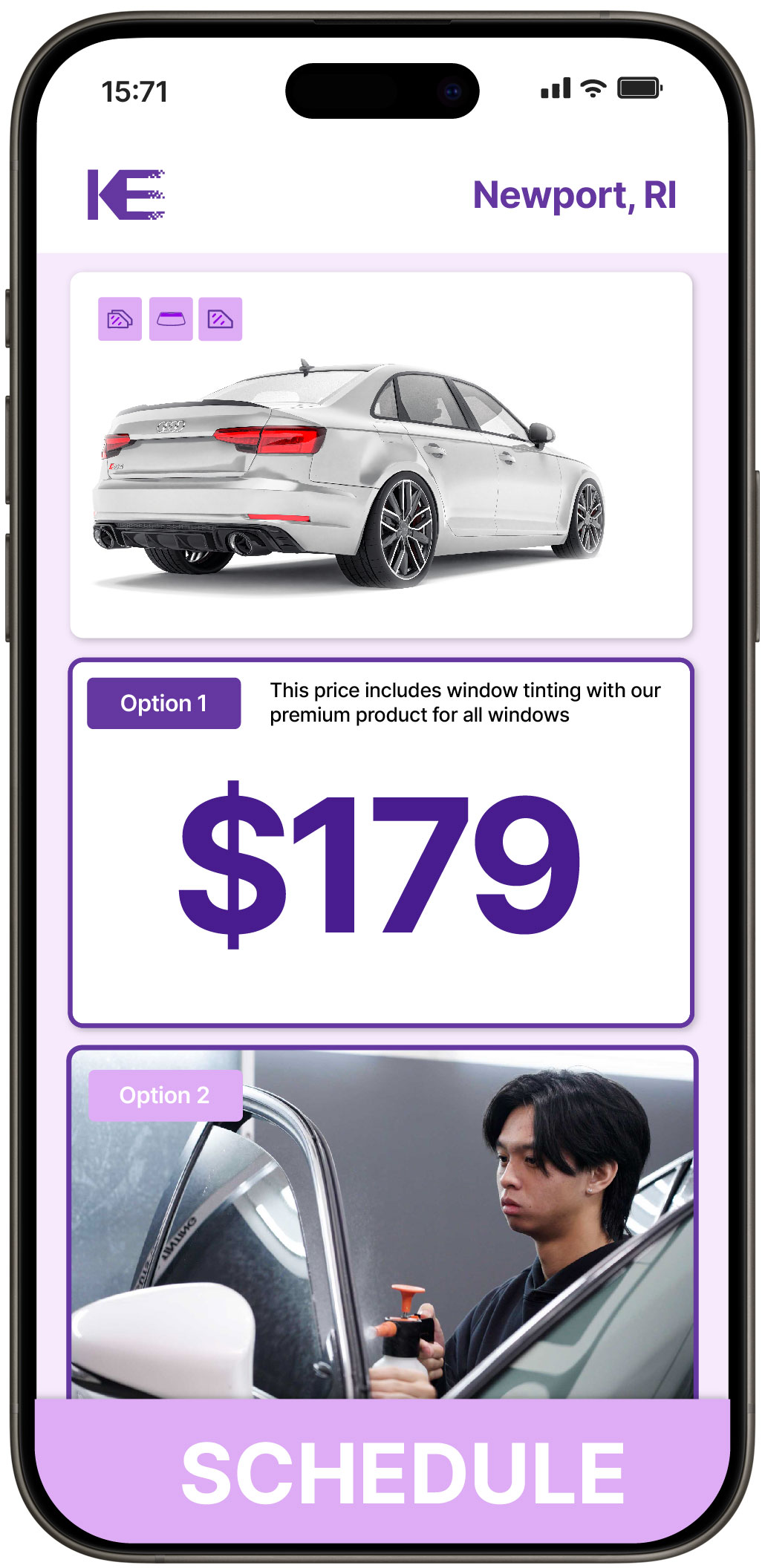 View Affordable Car Window Tinting Costs in Newport, Rhode Island