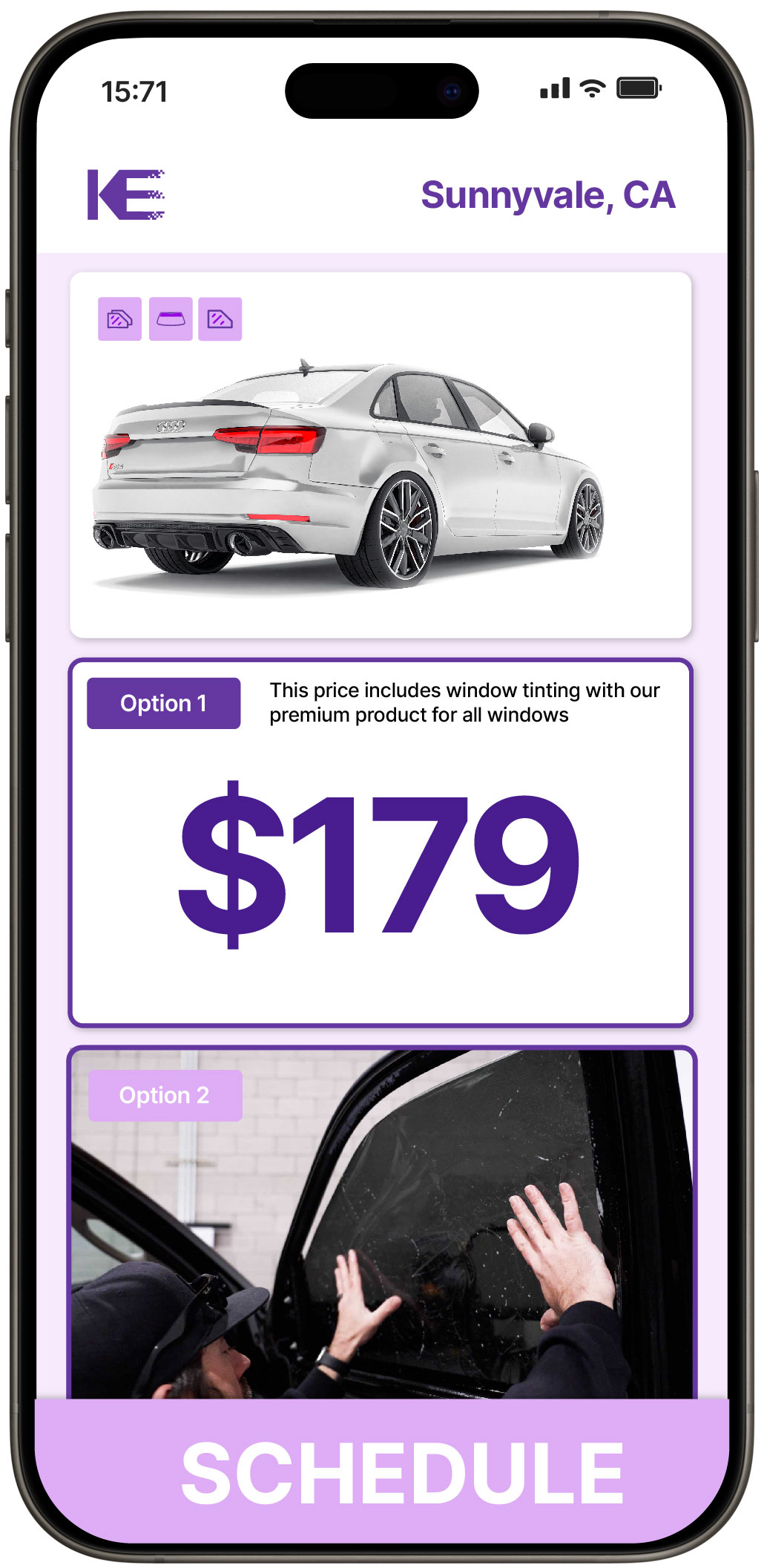 View Competitive Car Window Tinting Costs in Sunnyvale, California