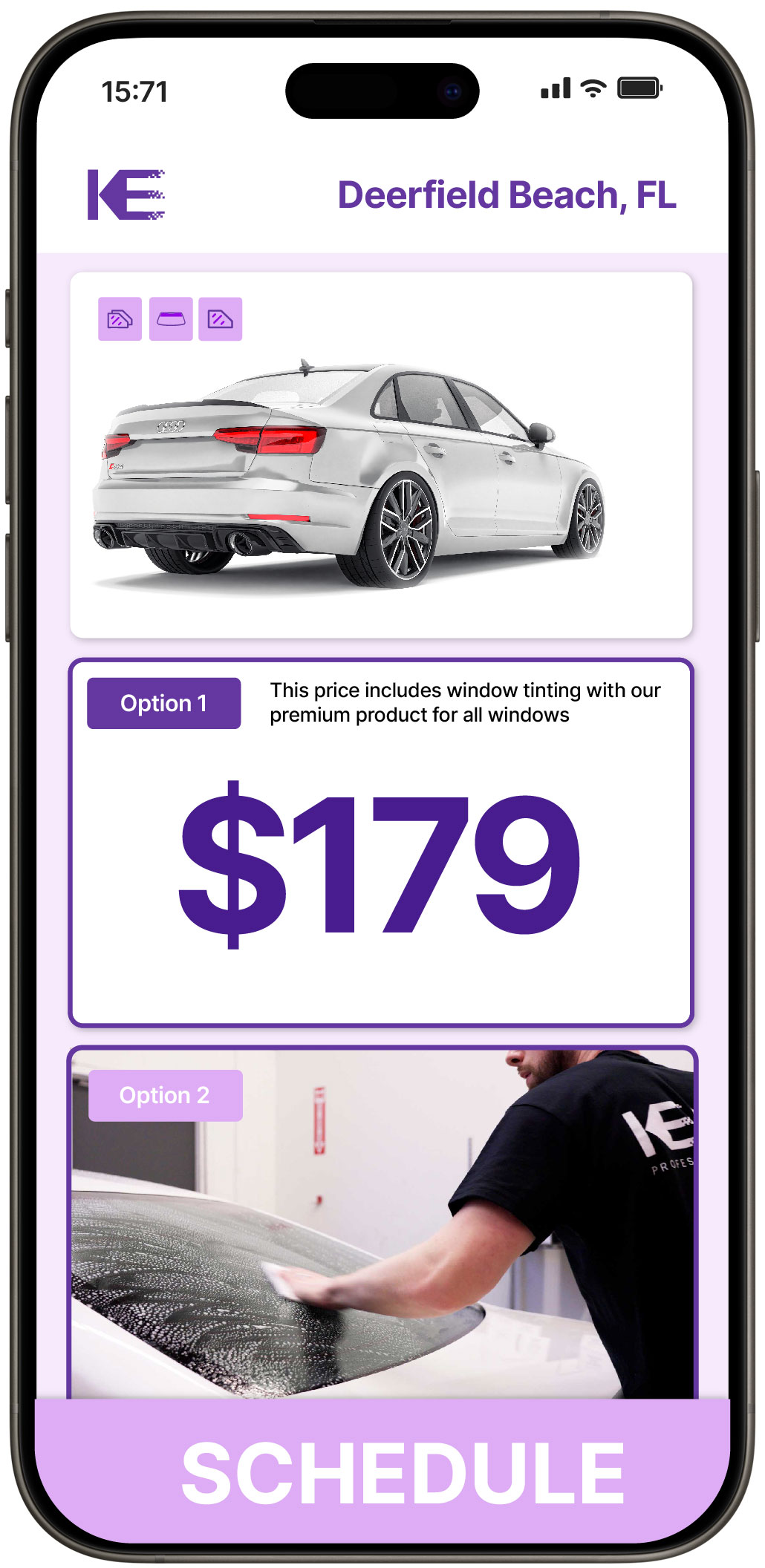 View Competitive Car Window Tinting Costs in Deerfield Beach, Florida