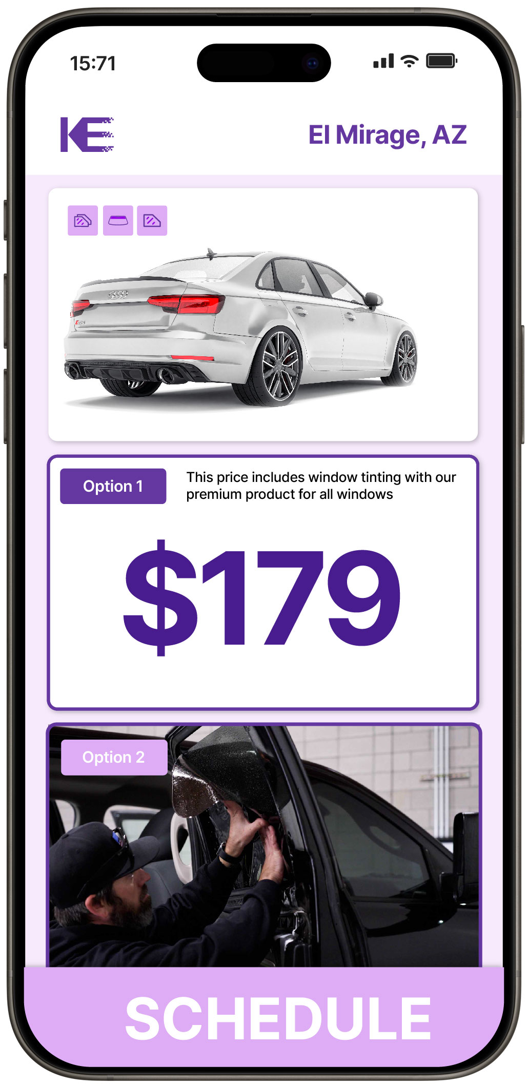 View Affordable Car Window Tinting Costs in El Mirage, Arizona