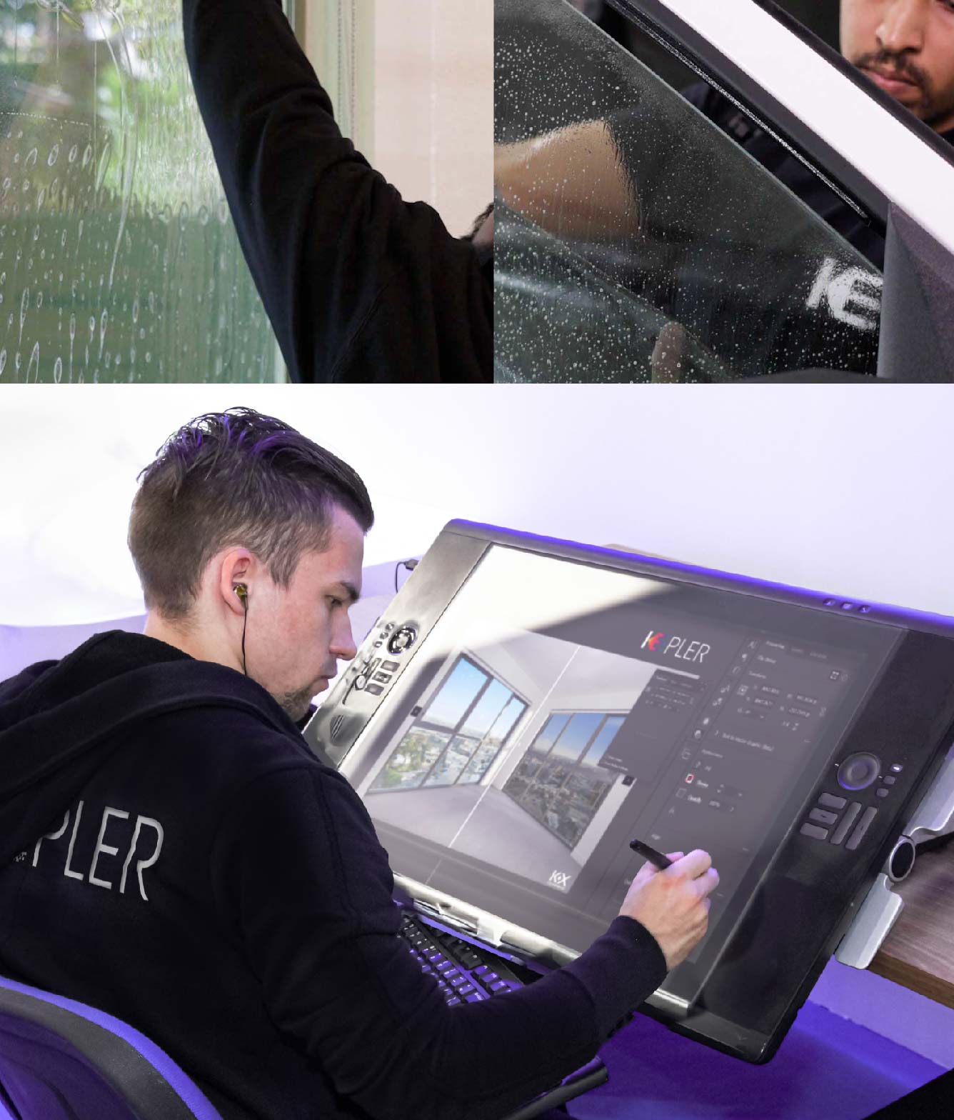 Kepler Specialist Performing Commercial Window Tinting in Kailua Kailua