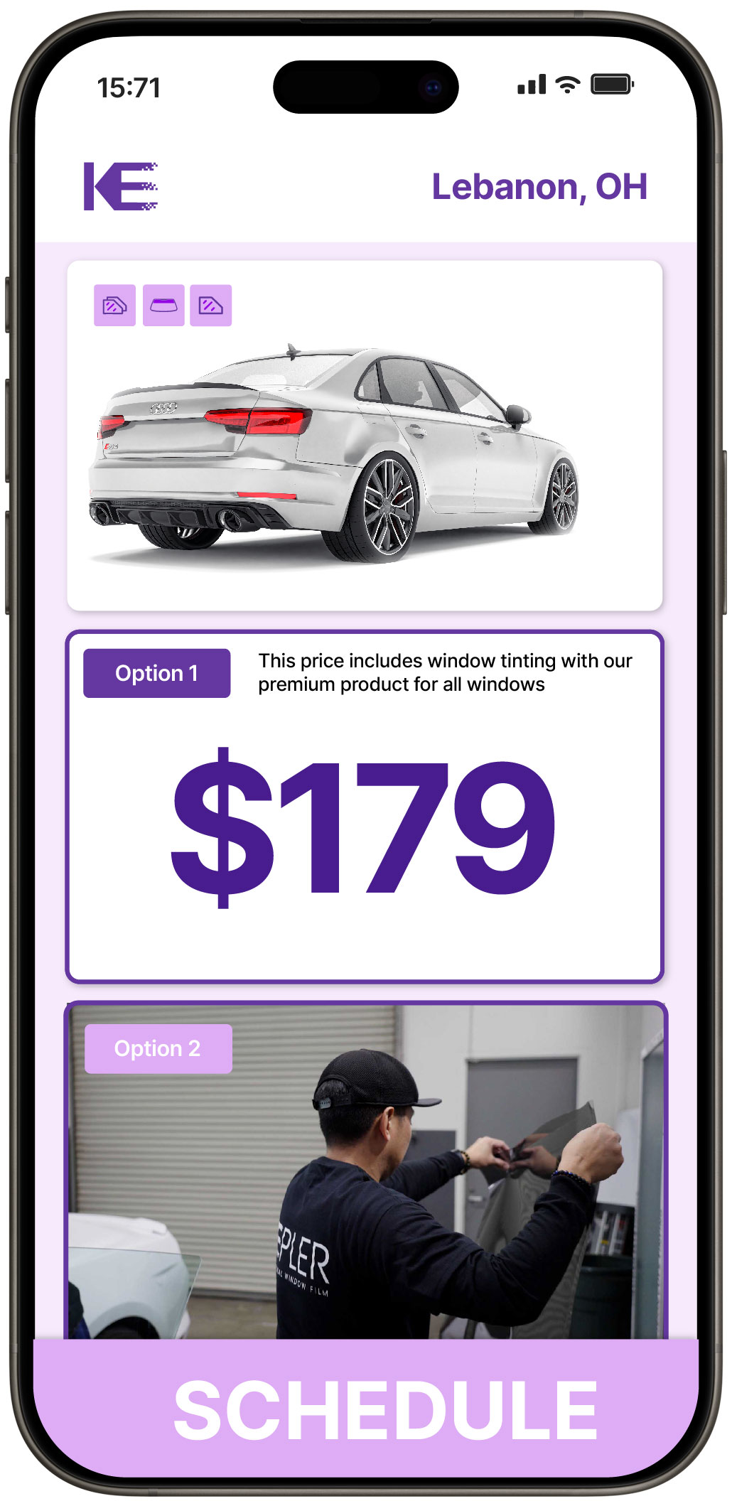 View Affordable Car Window Tinting Prices in Lebanon, Ohio