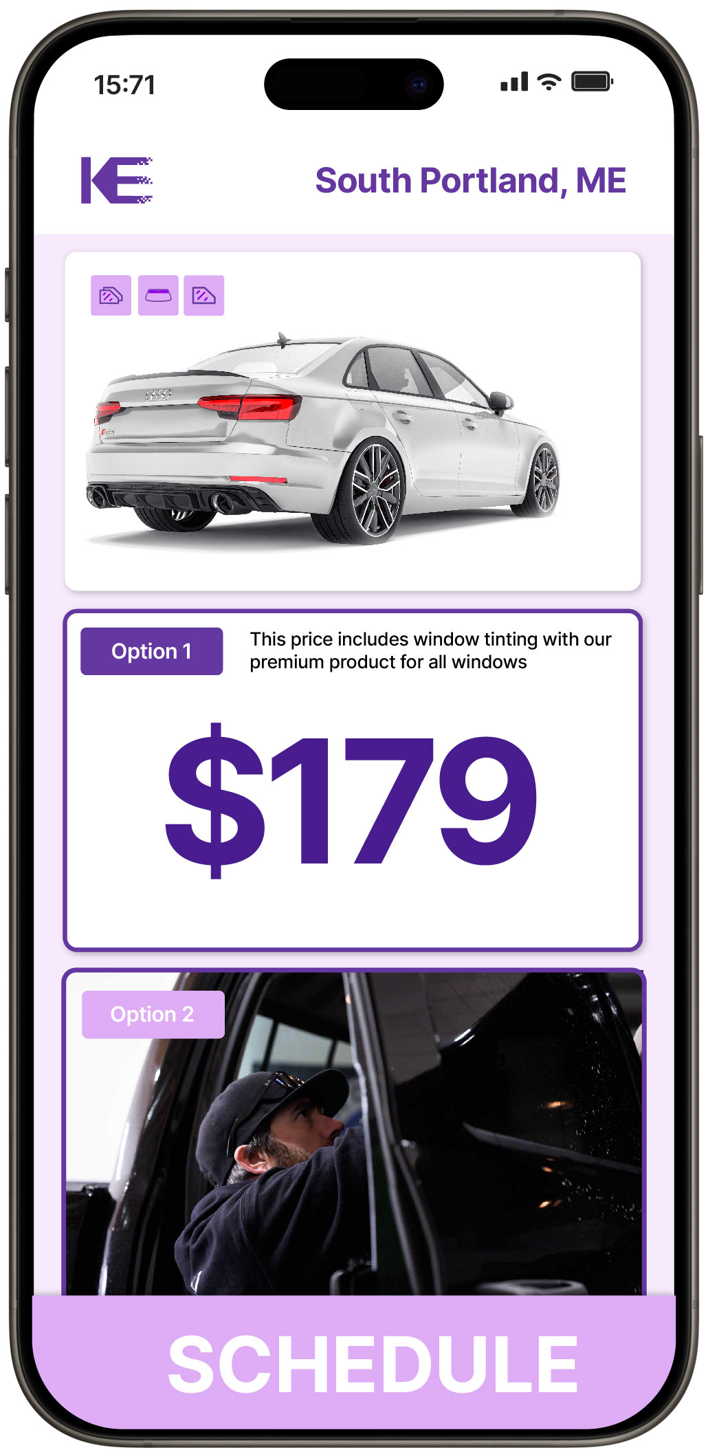 View Reasonable Car Window Tinting Prices in South Portland, Maine