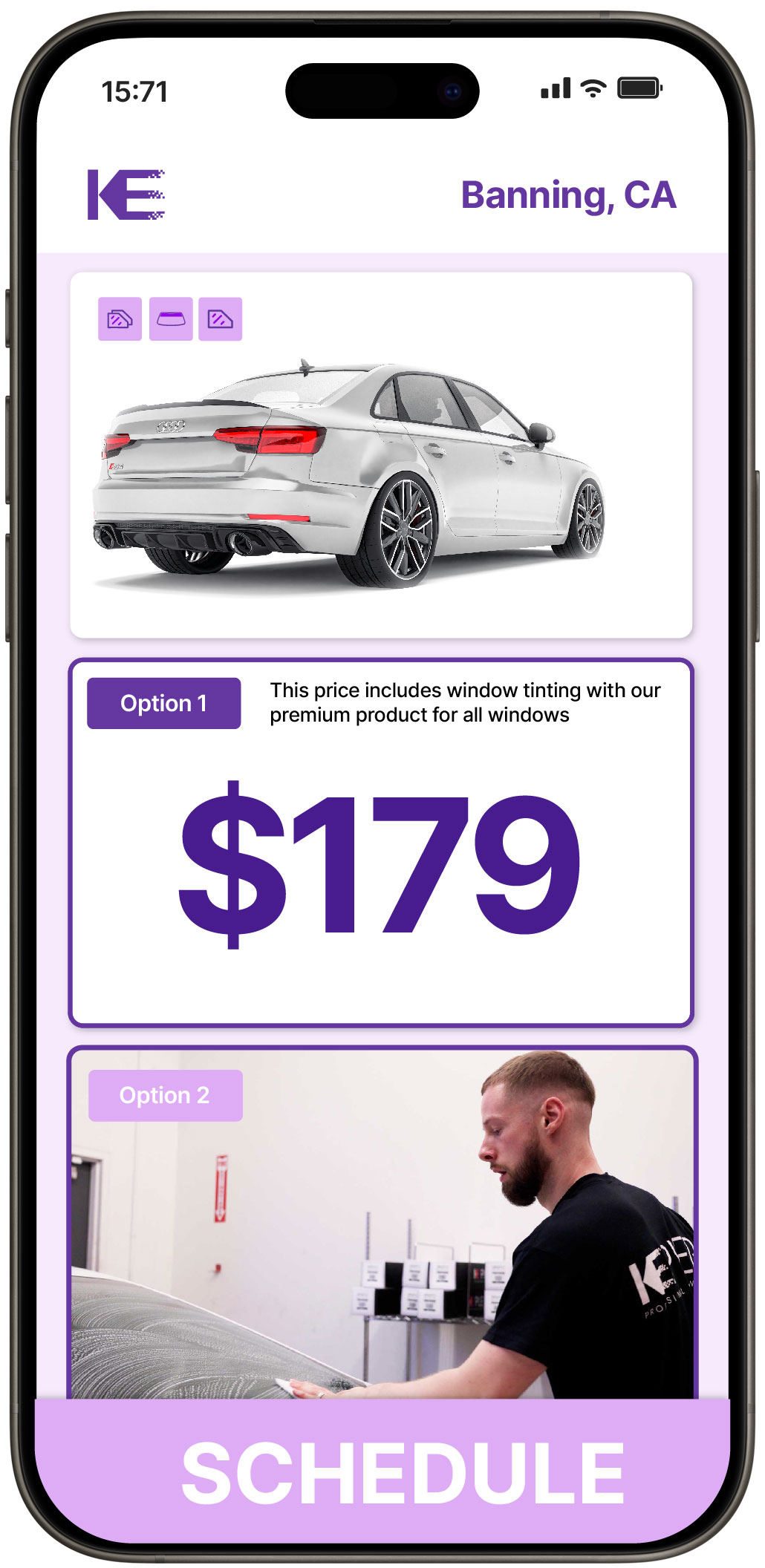 View Affordable Car Window Tinting Rates in Banning, California
