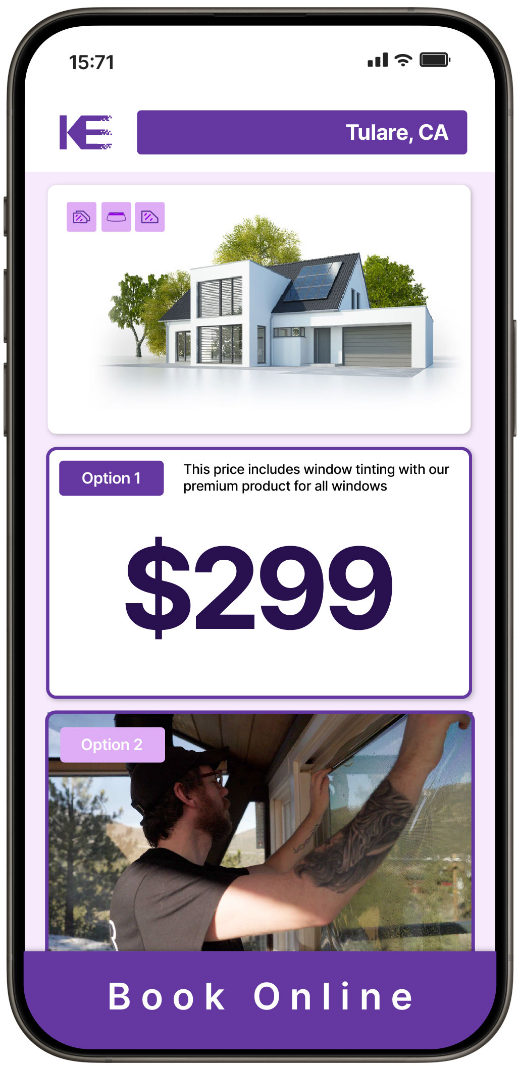 View Competitive Home Window Tinting Costs in Tulare, California