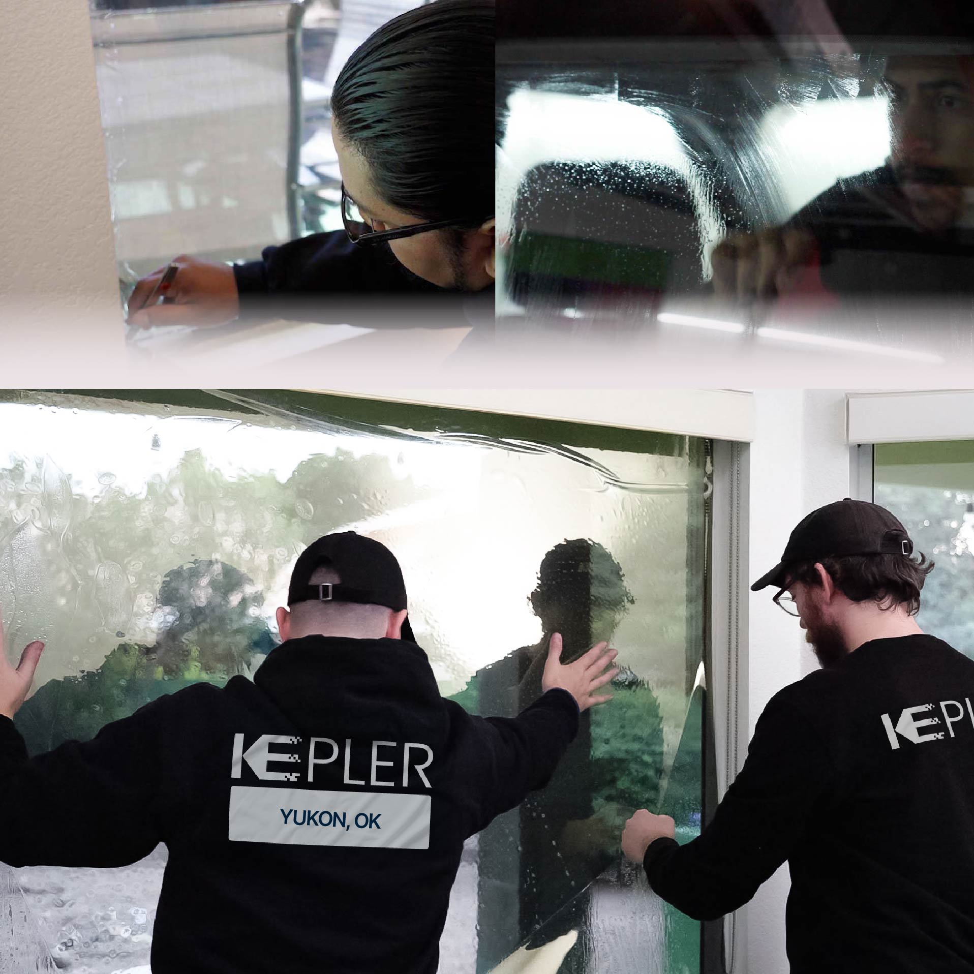 Kepler Specialist Performing Commercial Window Tinting in Yukon Yukon