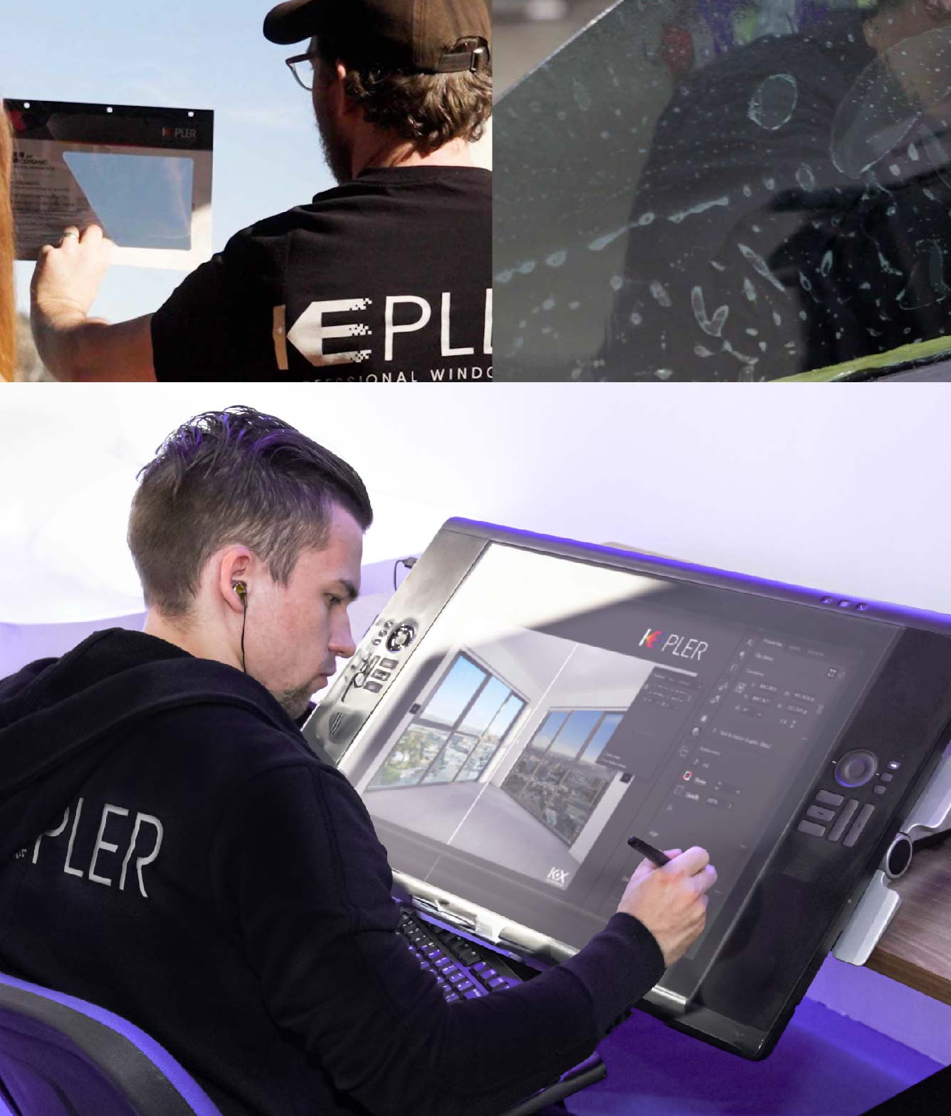 Kepler Specialist Performing Commercial Window Tinting in Baldwin Baldwin