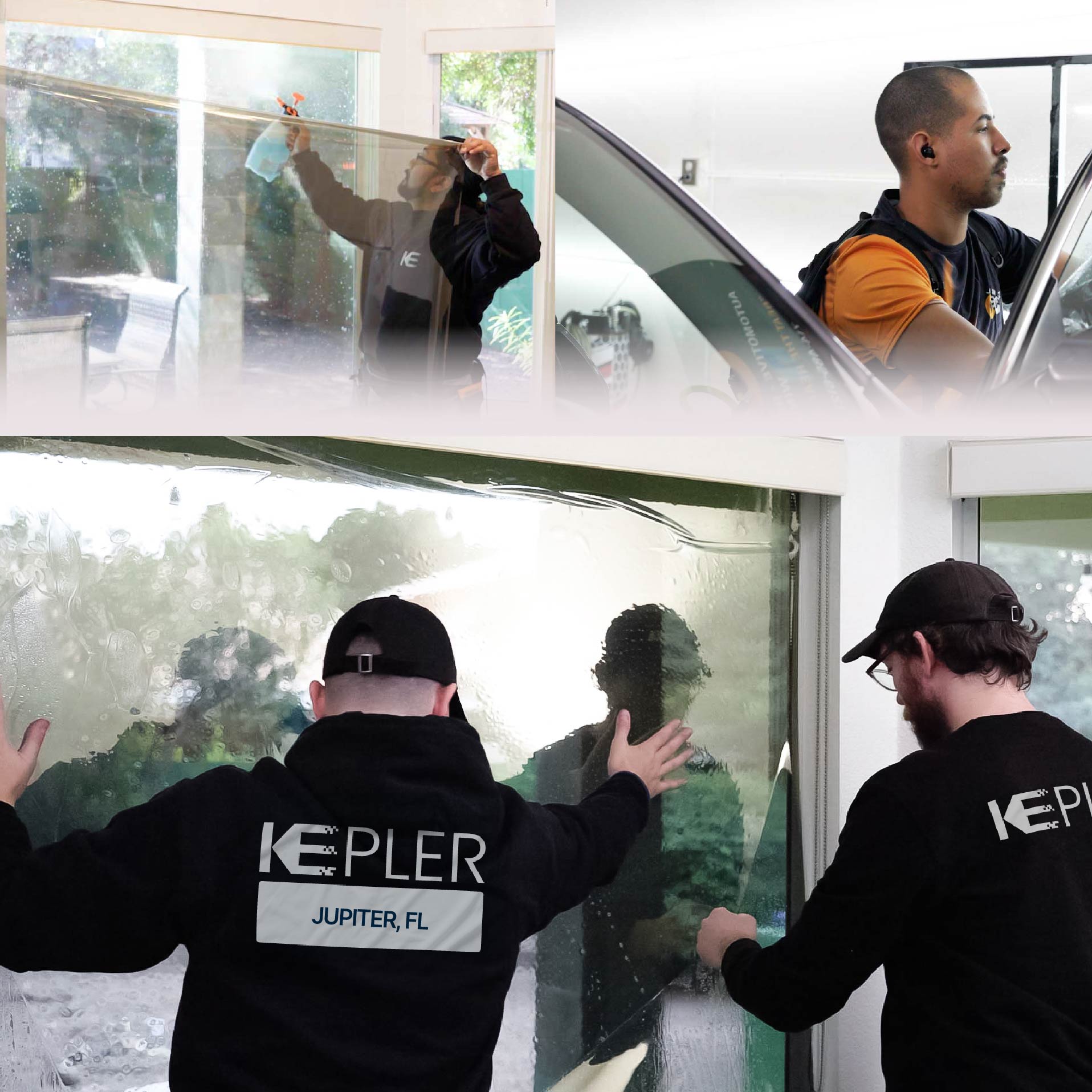Kepler Specialist Performing Commercial Window Tinting in Jupiter Jupiter