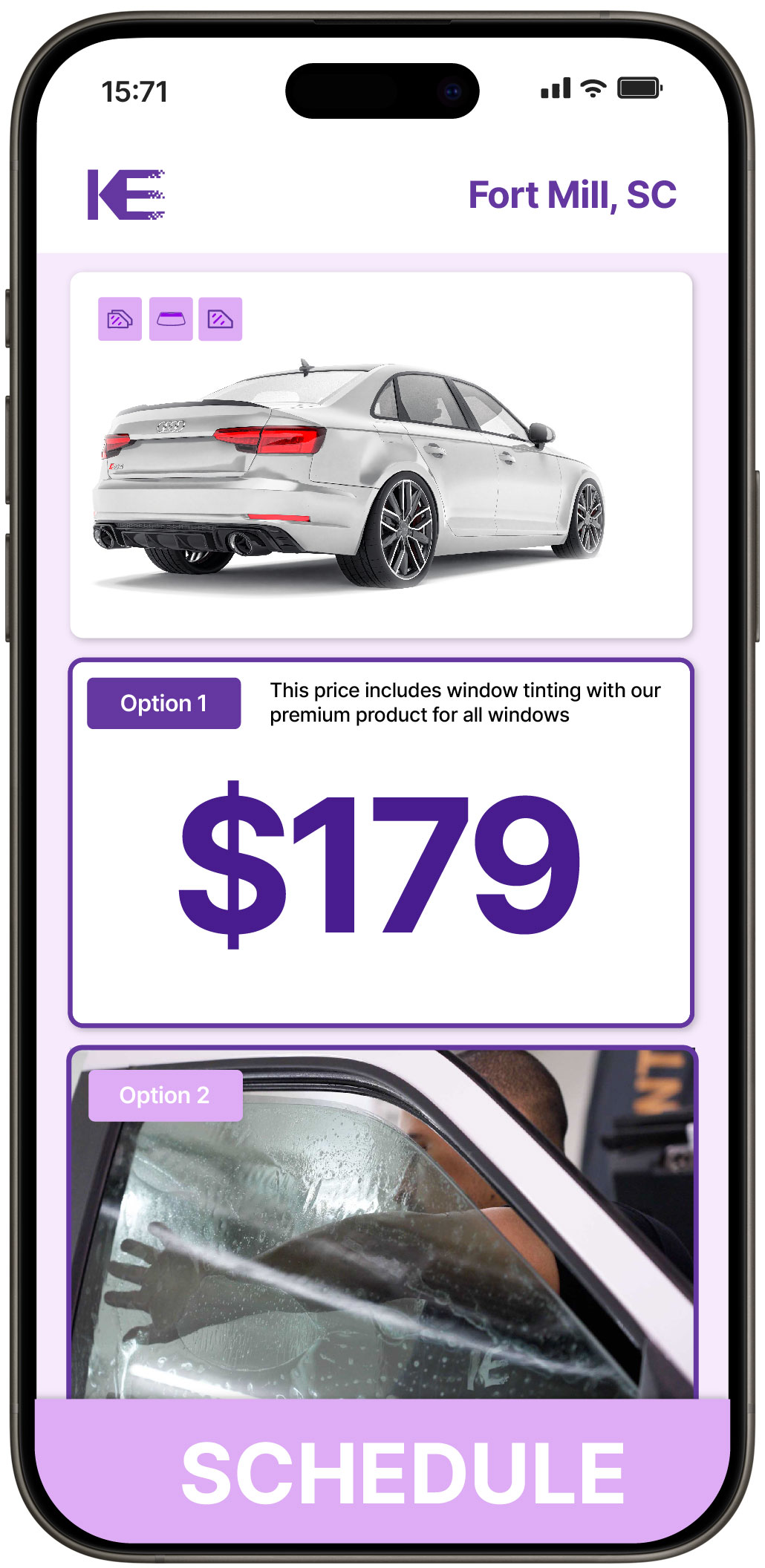 View Reasonable Car Window Tinting Prices in Fort Mill, South Carolina