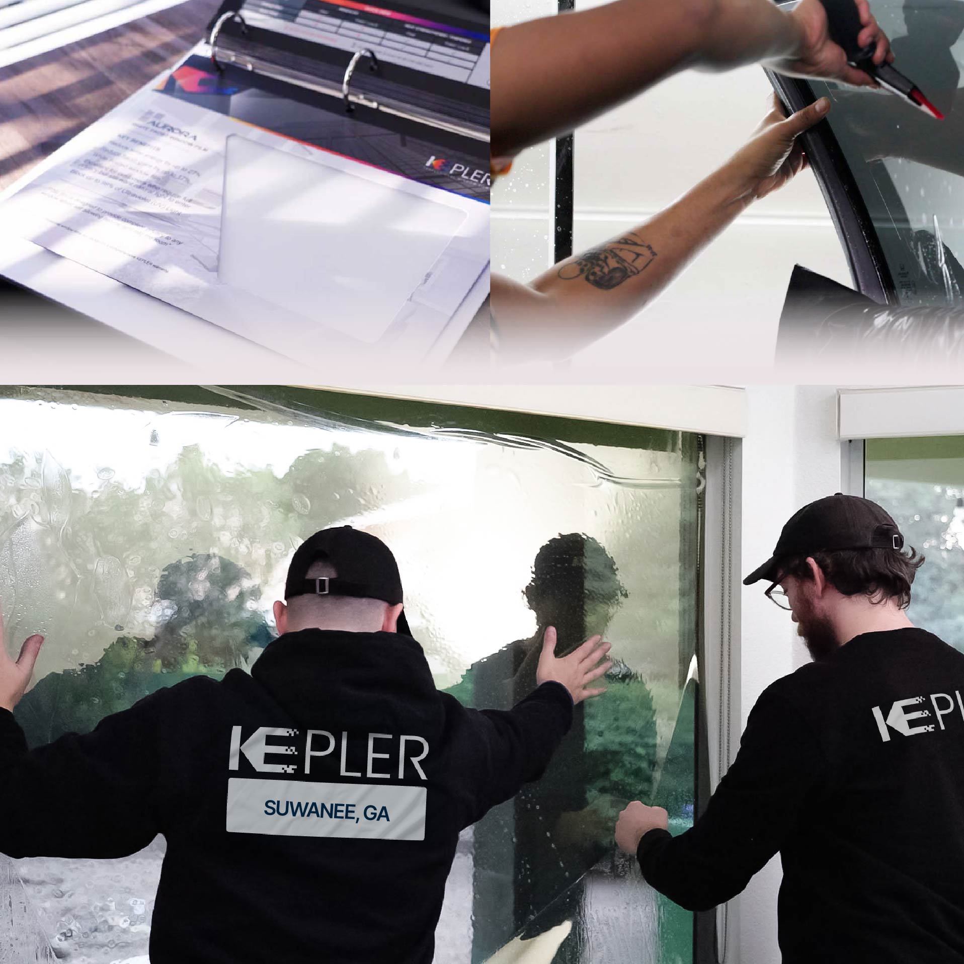 Kepler Specialist Performing Commercial Window Tinting in Suwanee Suwanee