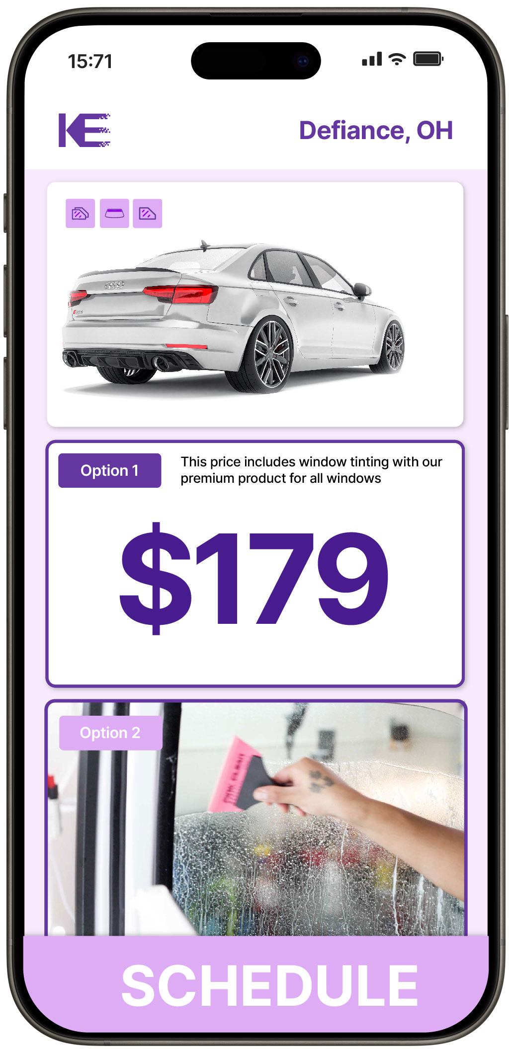 View Affordable Car Window Tinting Costs in Defiance, Ohio