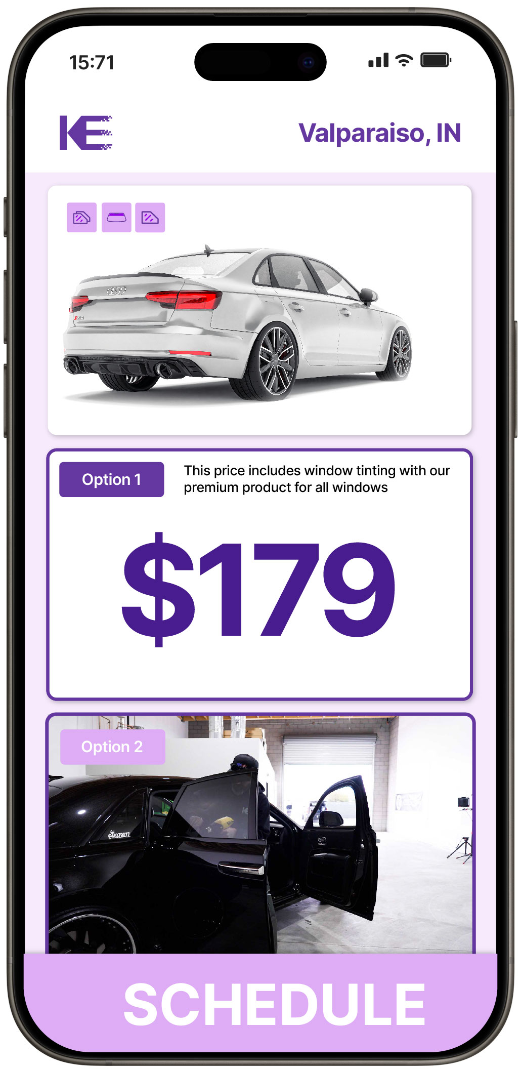View Reasonable Car Window Tinting Costs in Valparaiso, Indiana