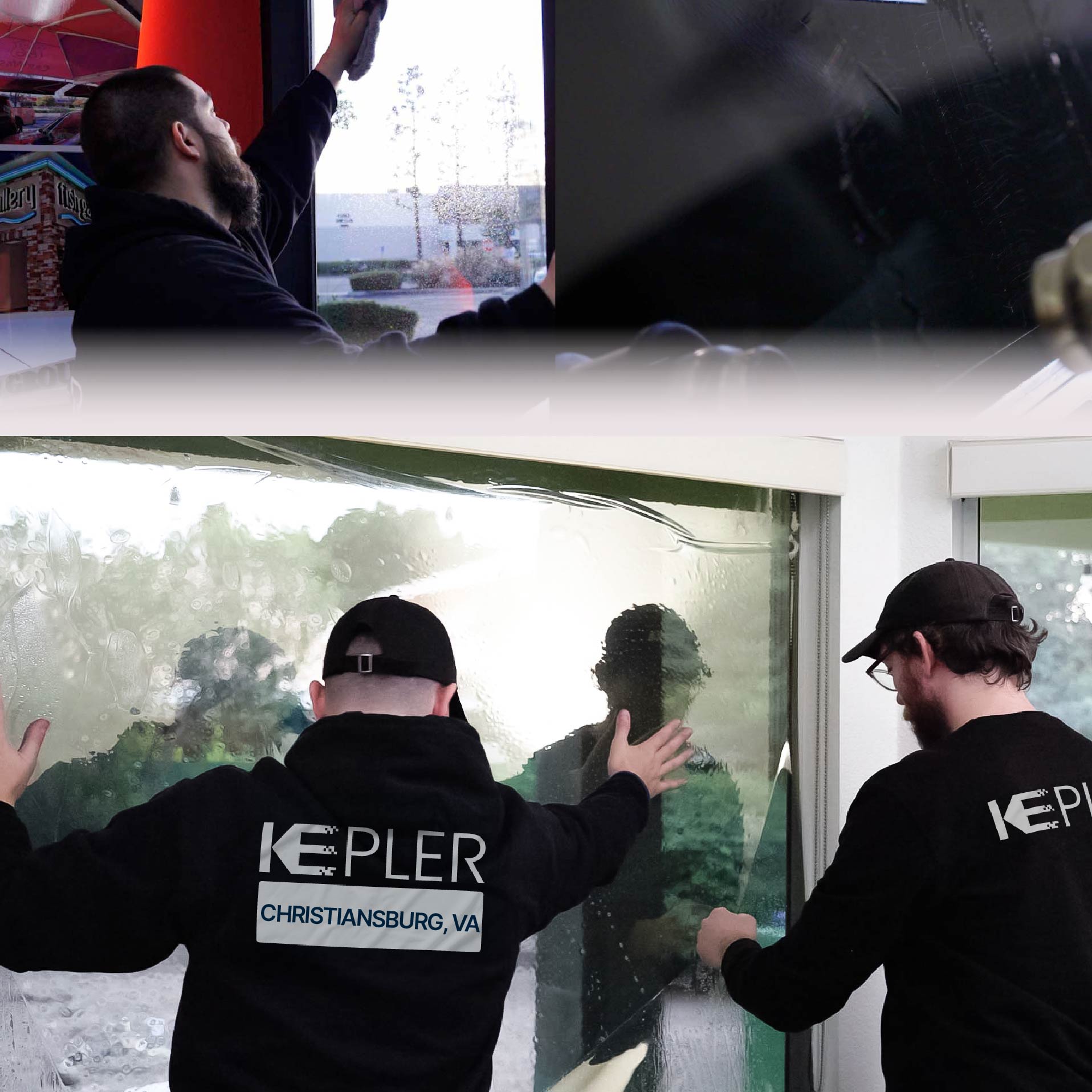 Kepler Specialist Performing Commercial Window Tinting in Christiansburg Christiansburg