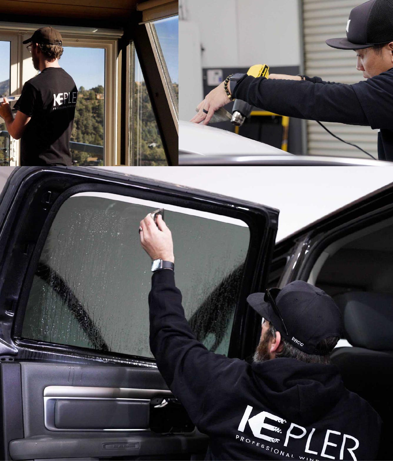 Kepler Window Tinting Specialists at Work in Springfield, Tennessee