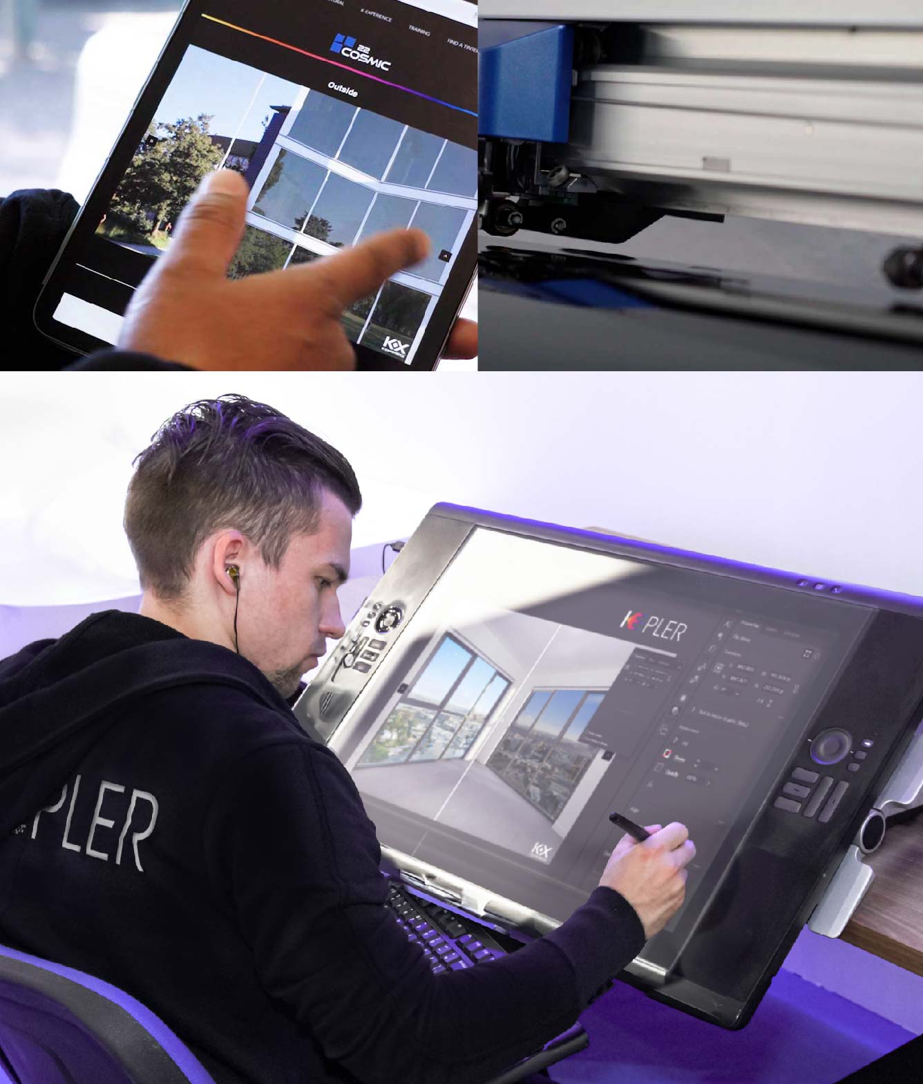 Kepler Specialist Performing Commercial Window Tinting in Schenectady Schenectady
