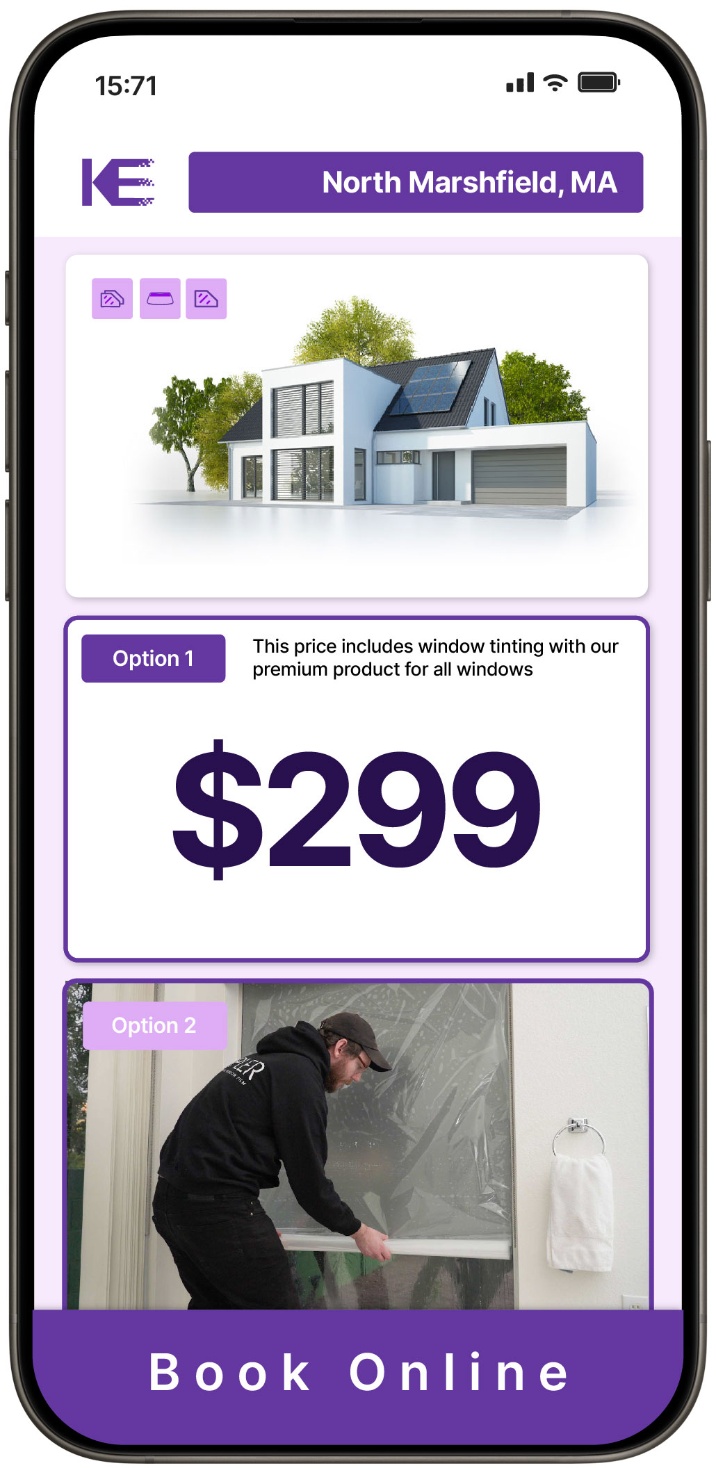 View Competitive Home Window Tinting Prices in North Marshfield, Massachusetts