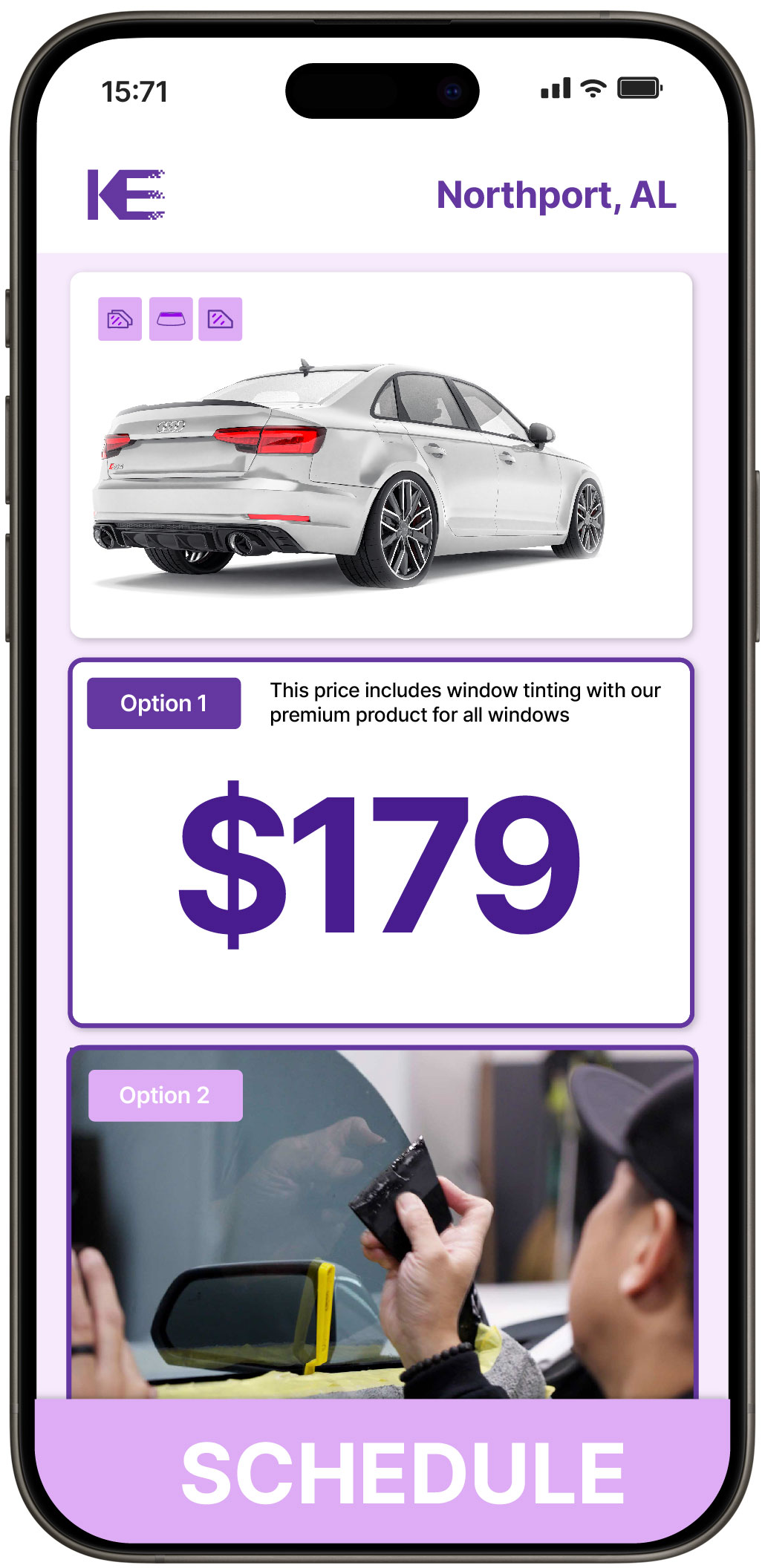 View Reasonable Car Window Tinting Prices in Northport, Alabama