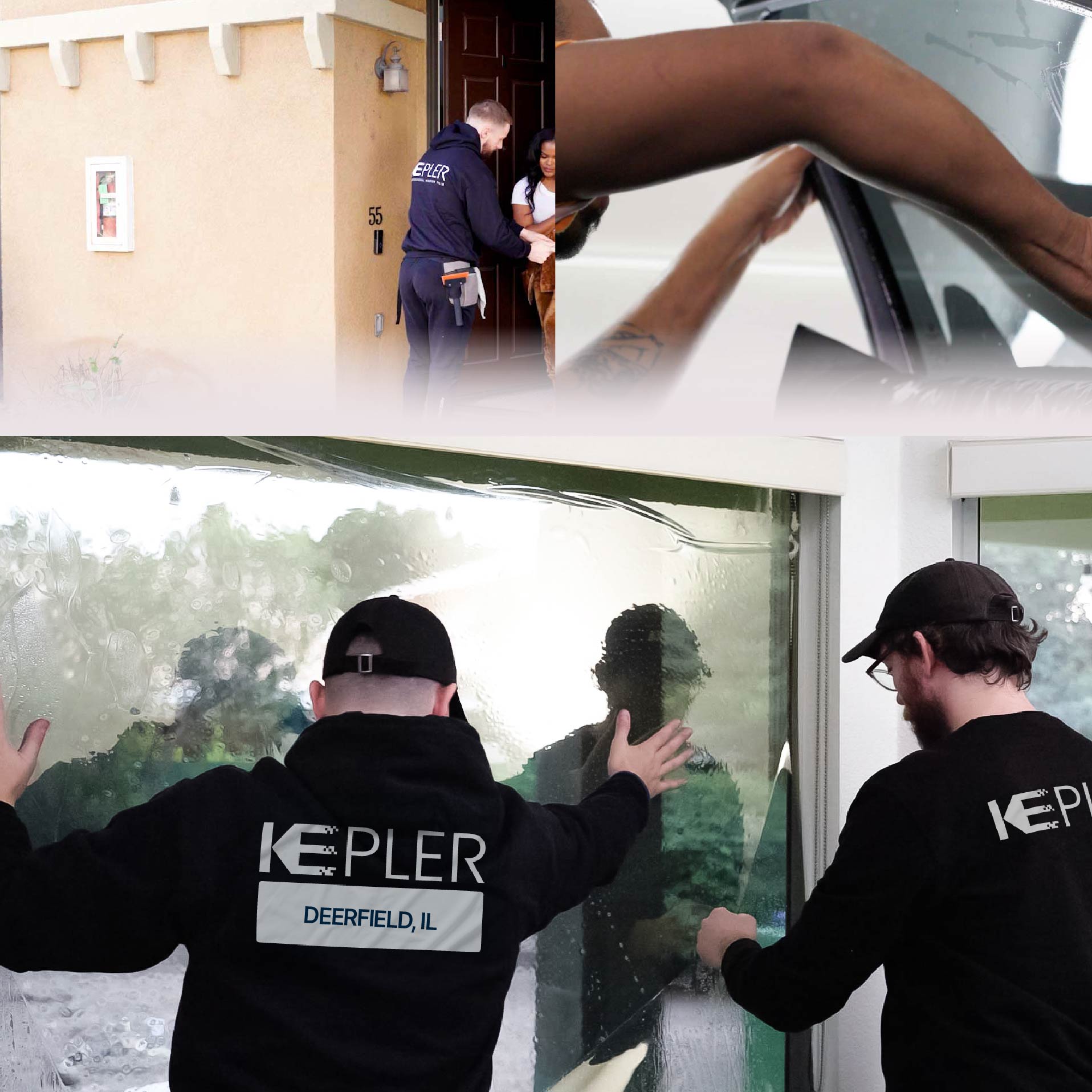 Kepler Specialist Performing Commercial Window Tinting in Deerfield Deerfield