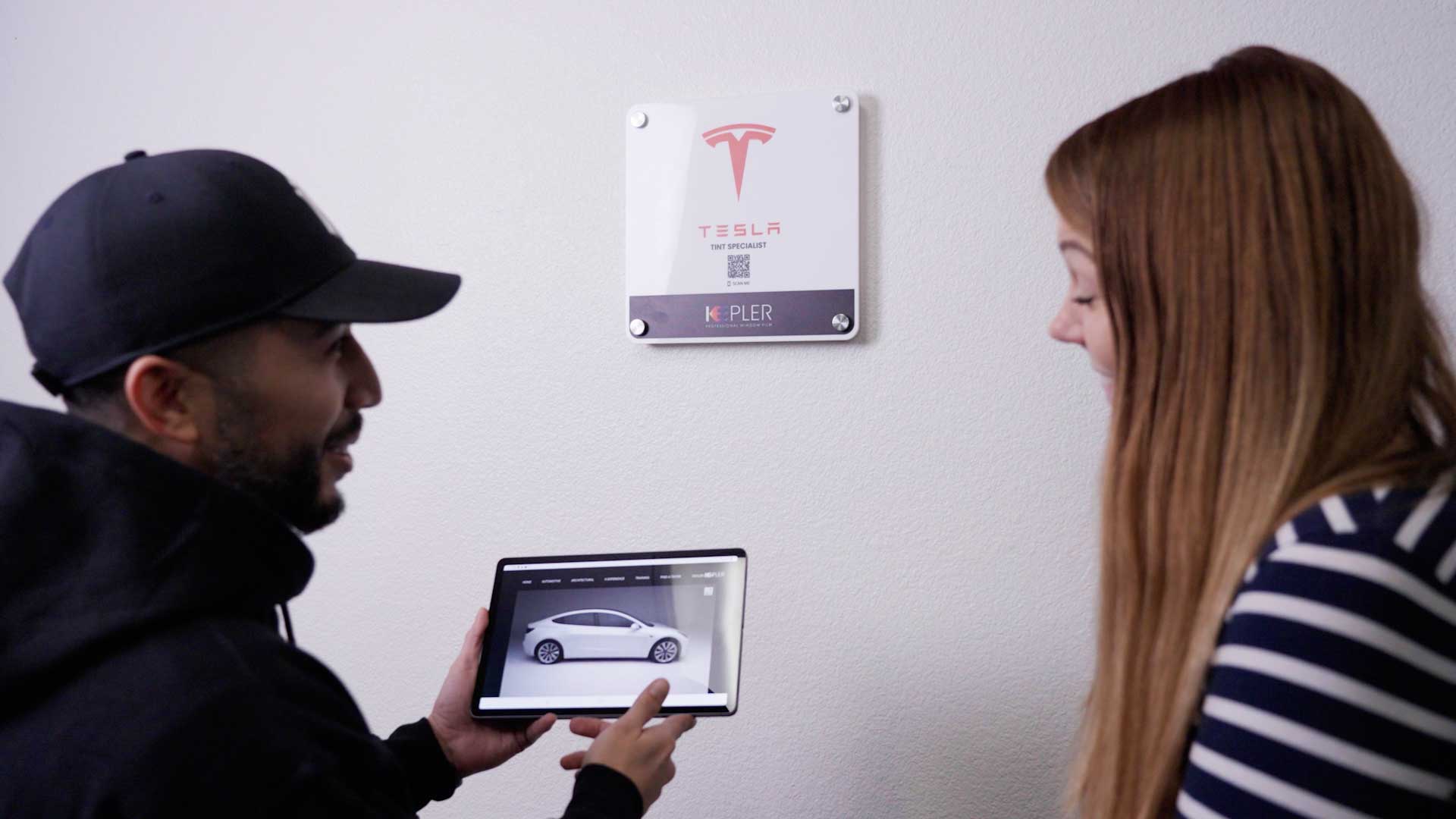 Professional TESLA Glass Tint Consultation in Milford