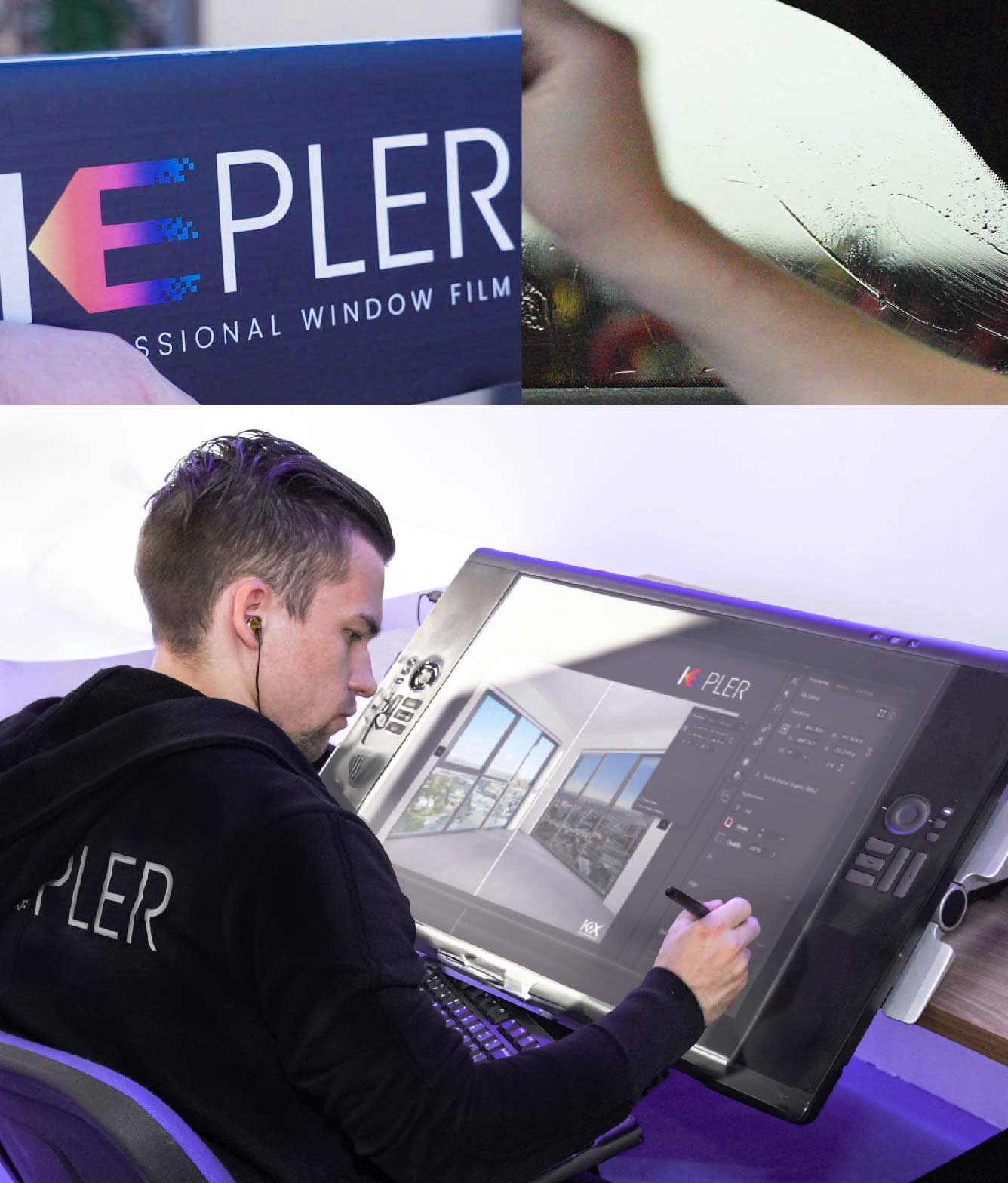 Kepler Specialist Performing Commercial Window Tinting in Shelbyville Shelbyville