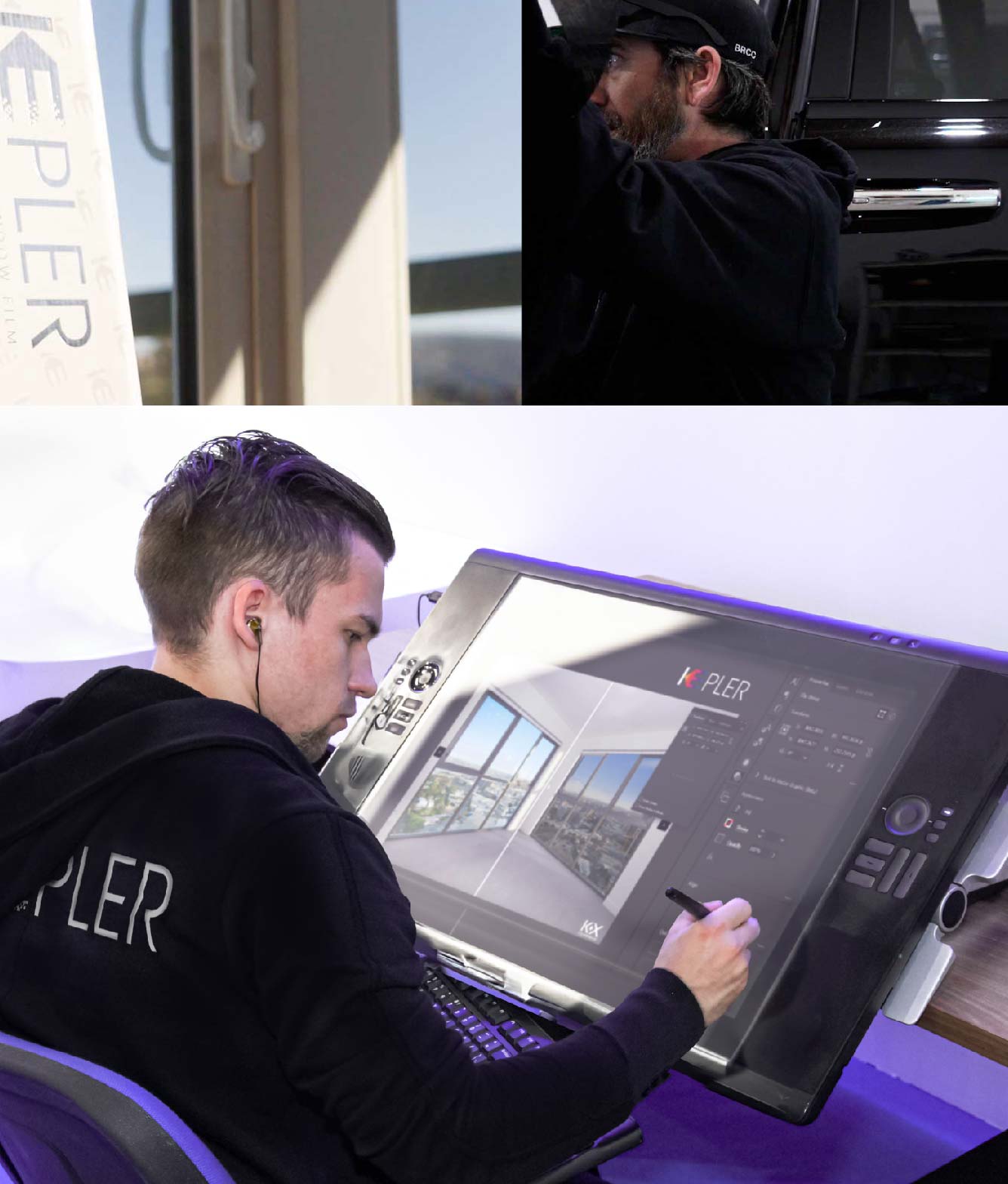 Kepler Specialist Performing Commercial Window Tinting in National City National City