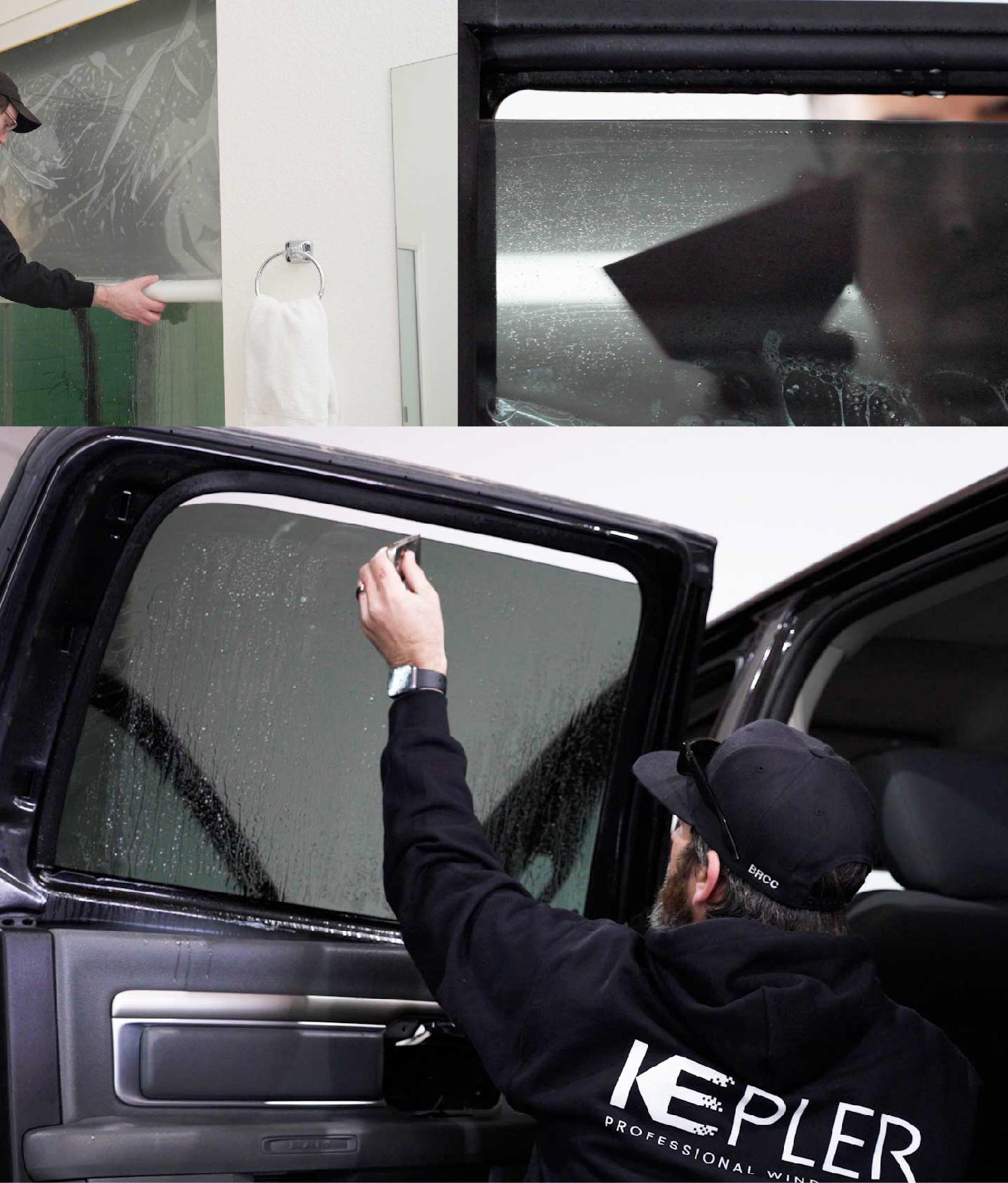 Kepler Window Tinting Specialists at Work in Madison Heights, Michigan