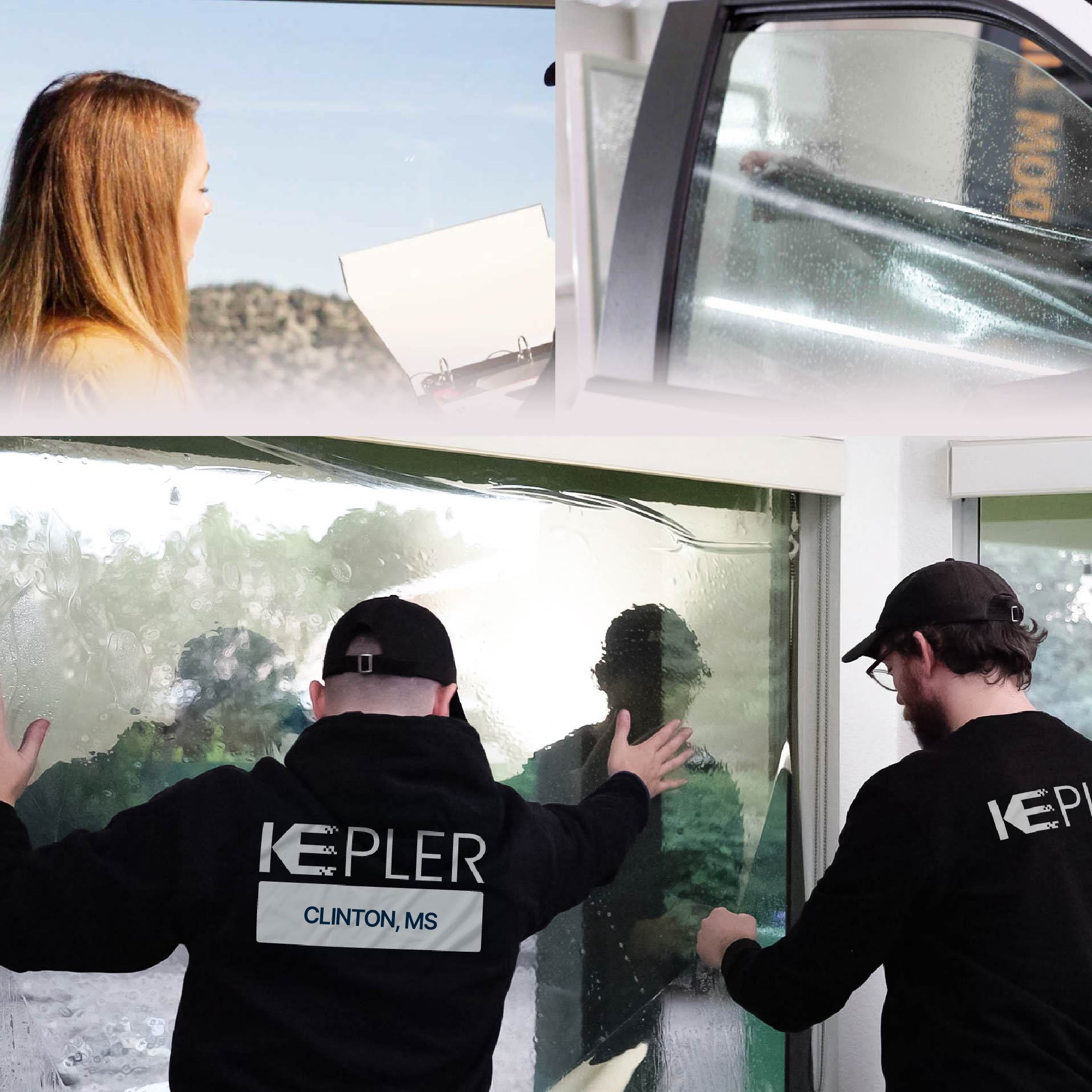 Kepler Specialist Performing Commercial Window Tinting in Clinton Clinton