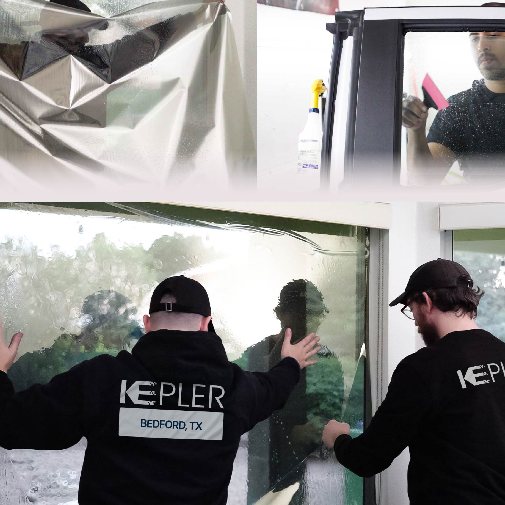 Kepler Specialist Performing Commercial Window Tinting in Bedford Bedford
