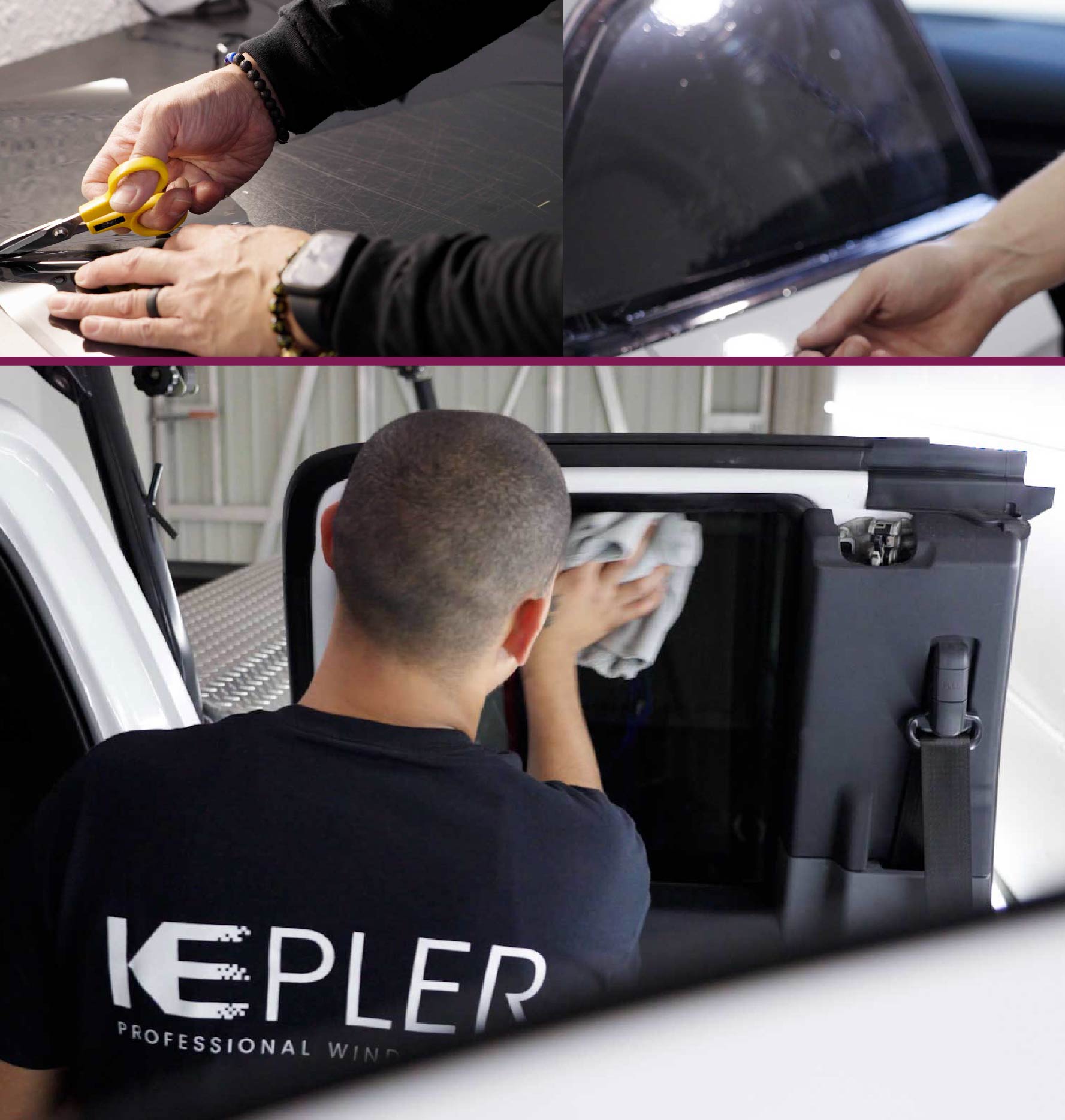 Kepler Dealer Installing Automotive Window Tint in Ohio