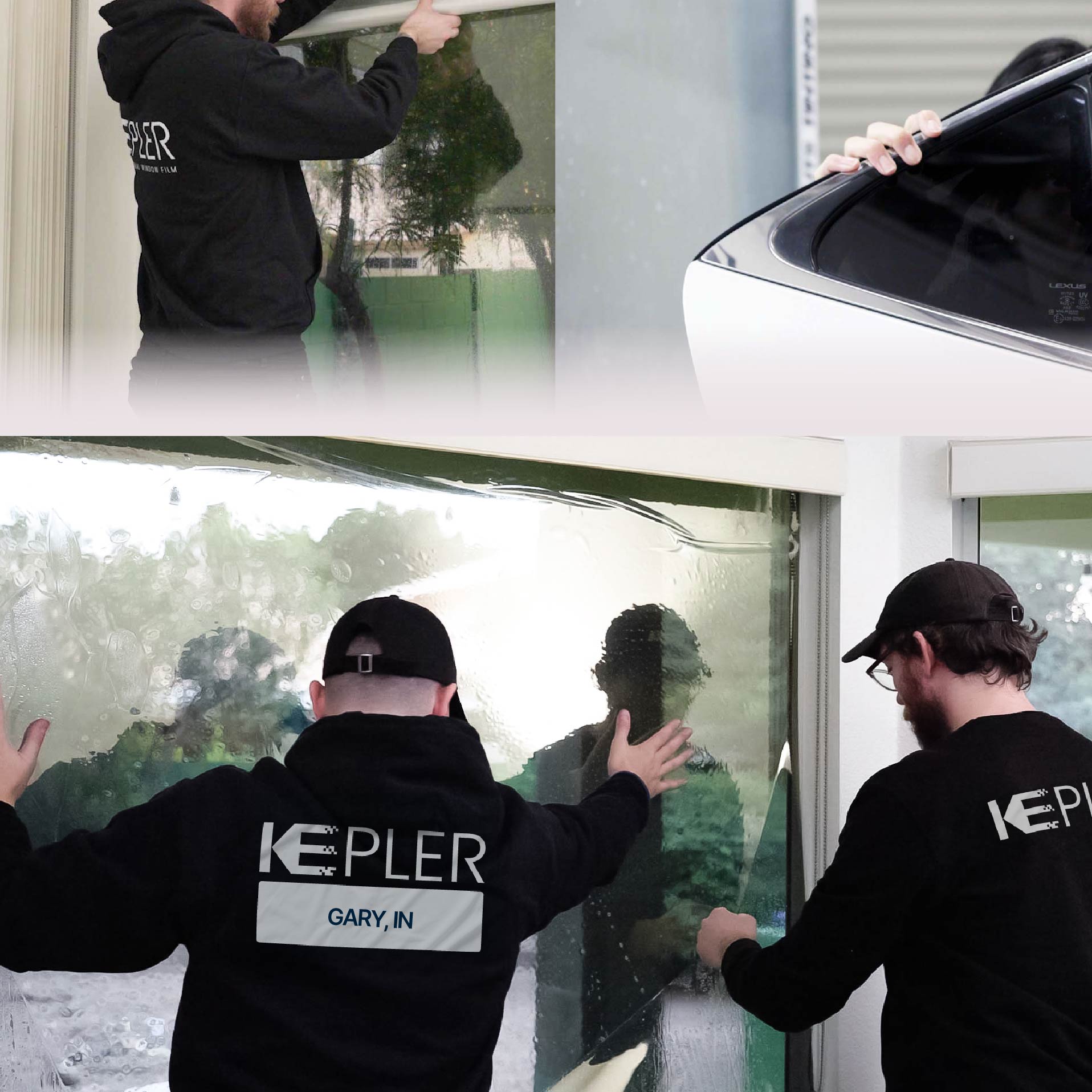 Kepler Specialist Performing Commercial Window Tinting in Gary Gary