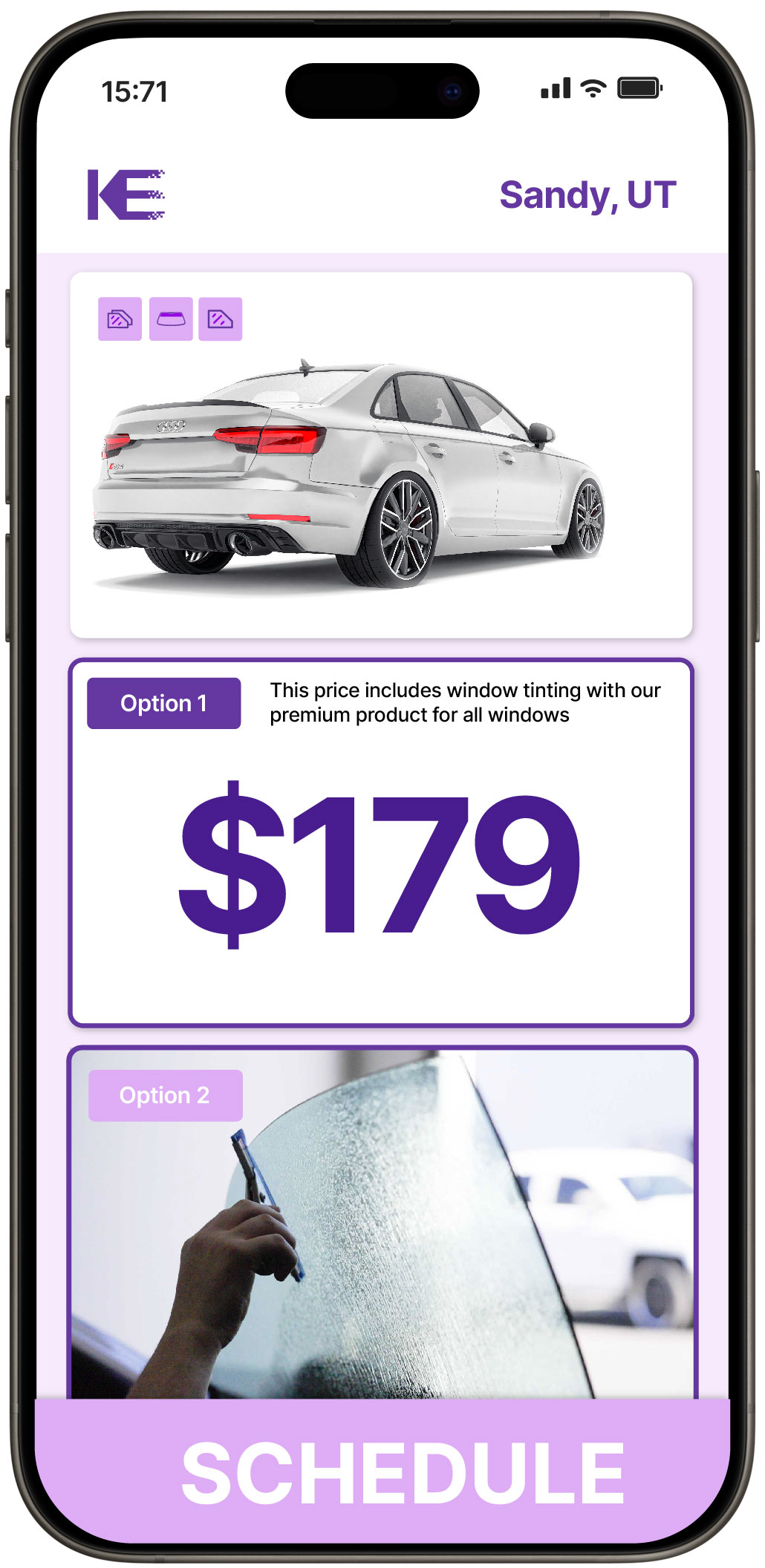 View Affordable Car Window Tinting Prices in Sandy, Utah