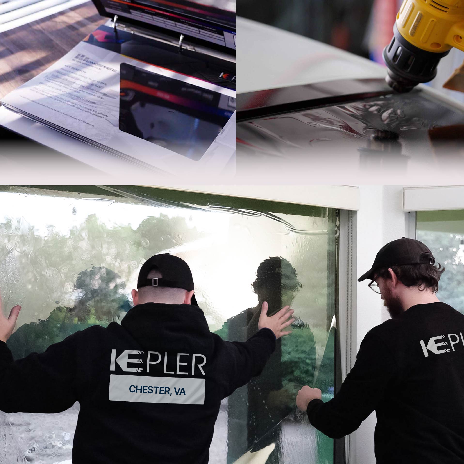 Kepler Specialist Performing Commercial Window Tinting in Chester Chester