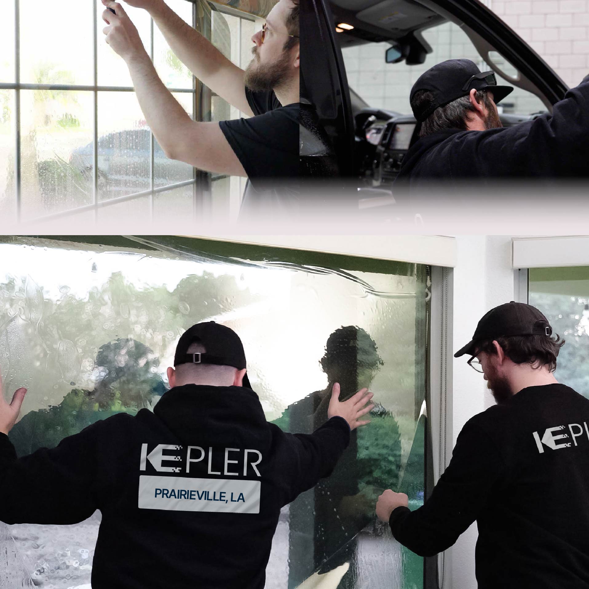 Kepler Specialist Performing Commercial Window Tinting in Prairieville Prairieville